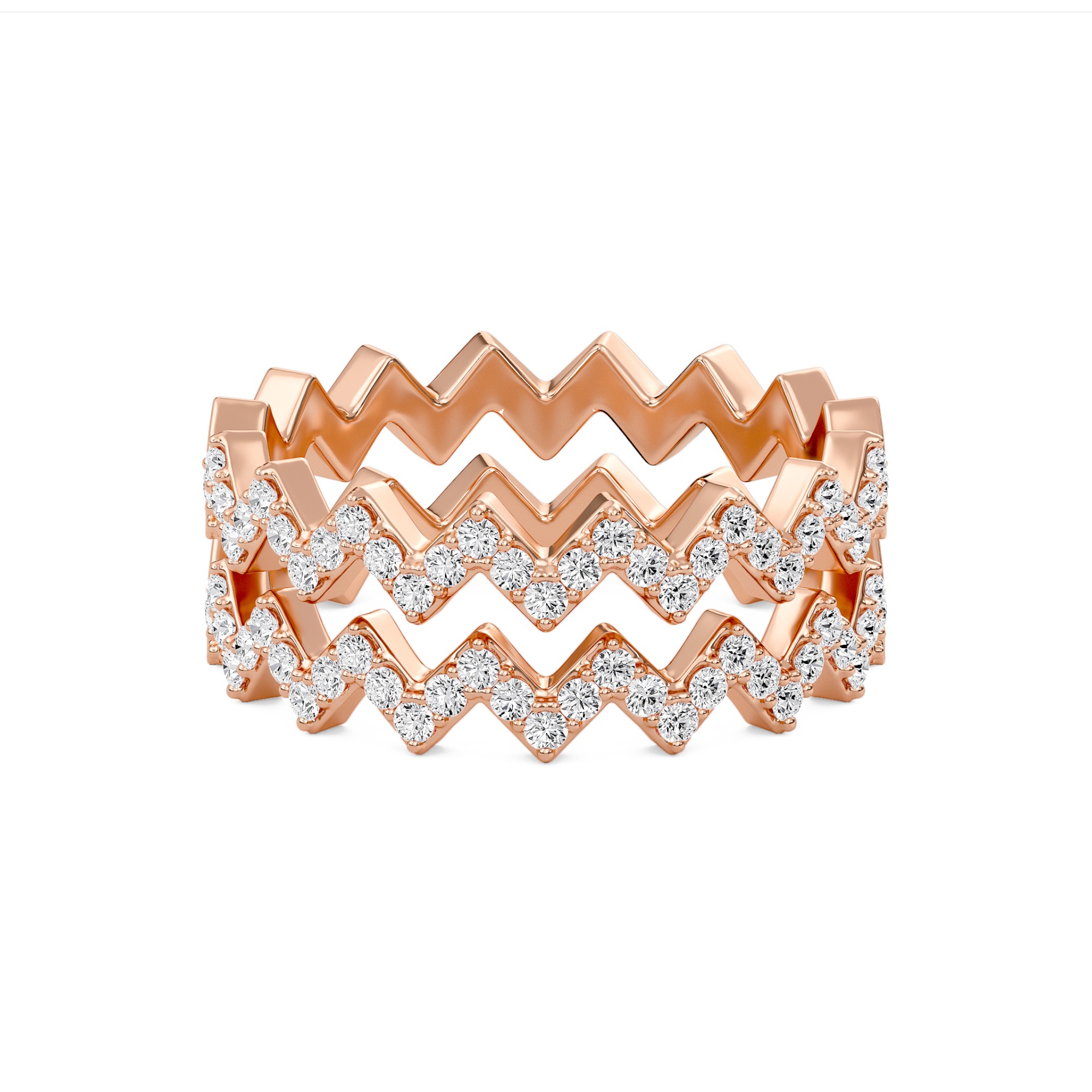 Duet row Zig Zag Band