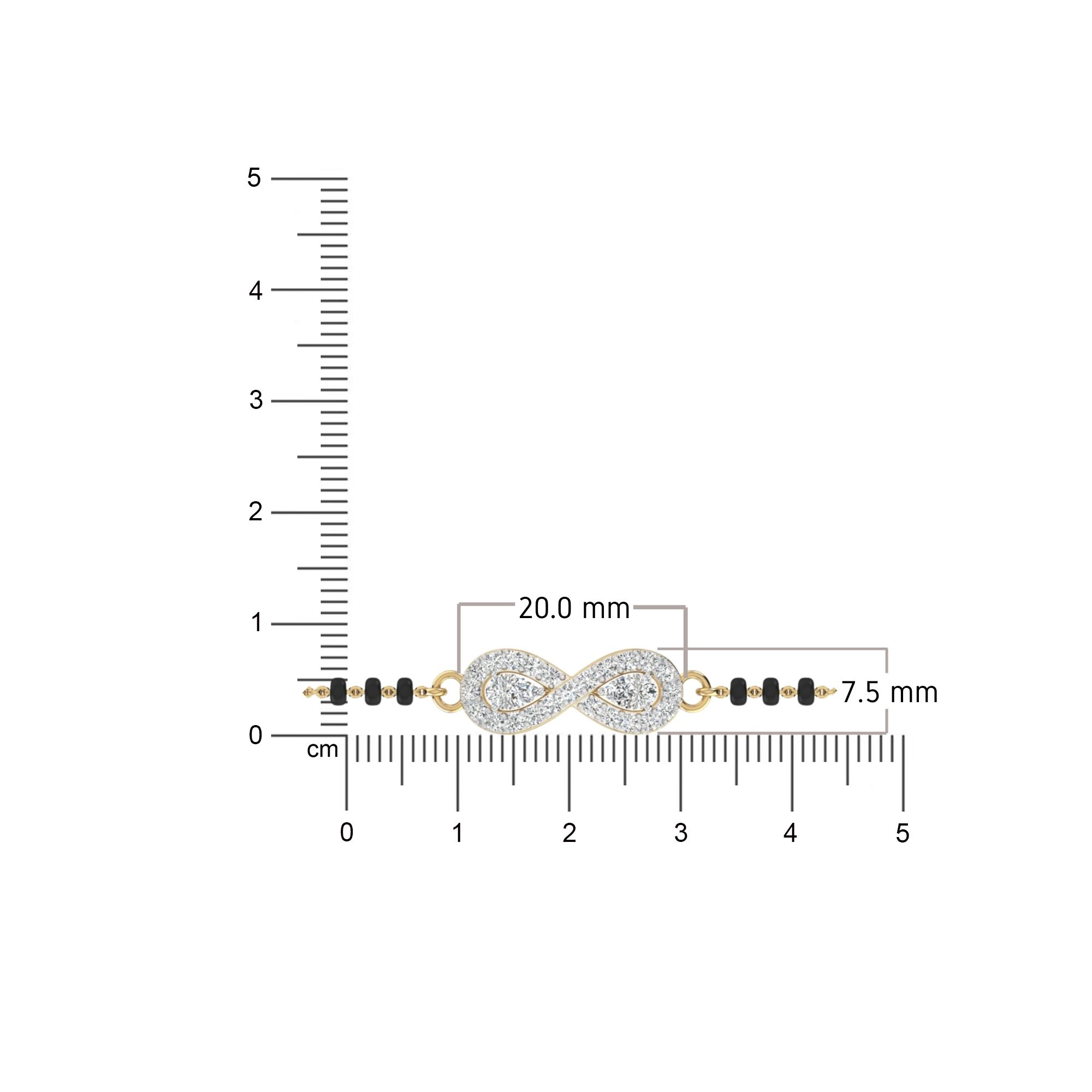 Infinity Mangalsutra Bracelet