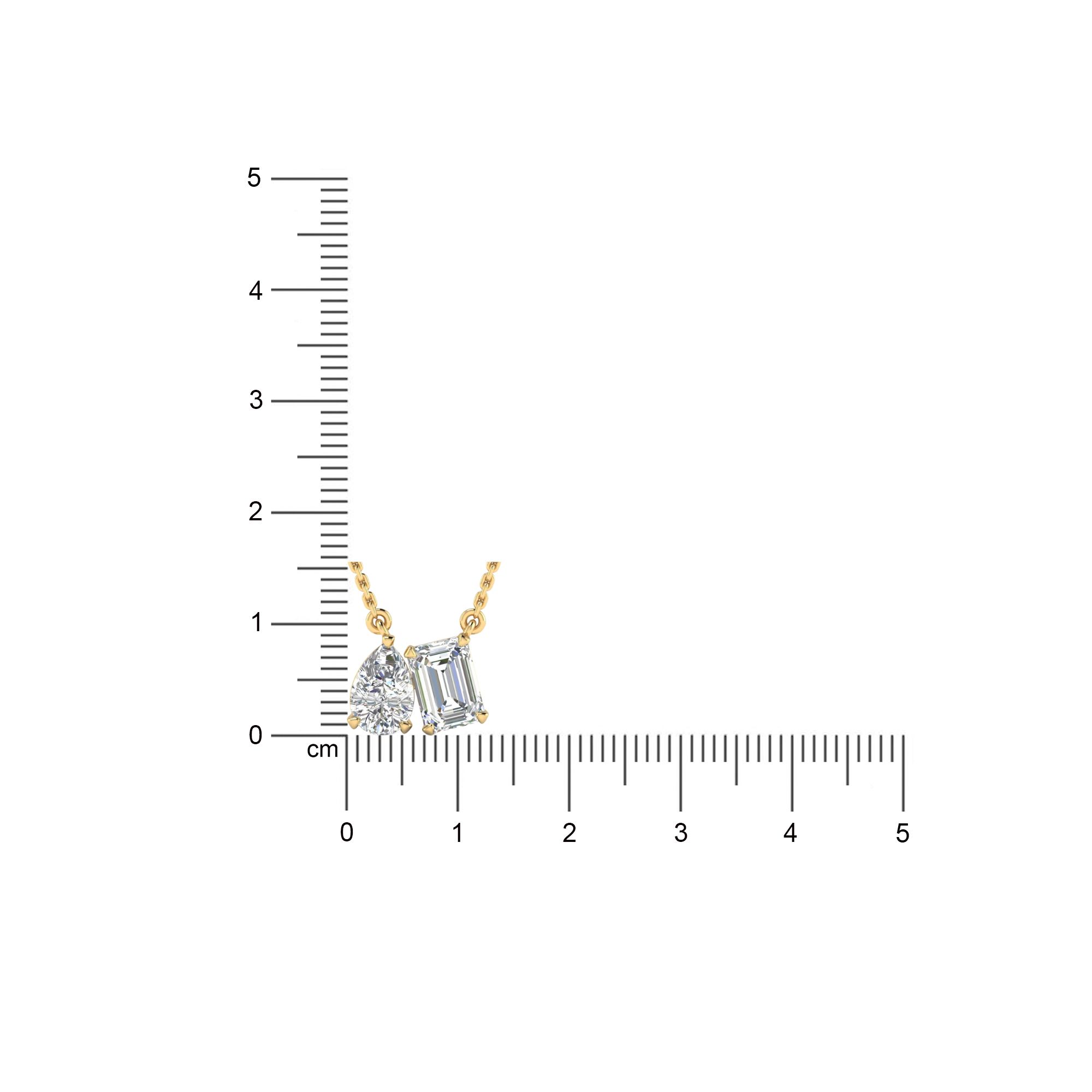 Pear Emra Toi-Et-Moi Pendant