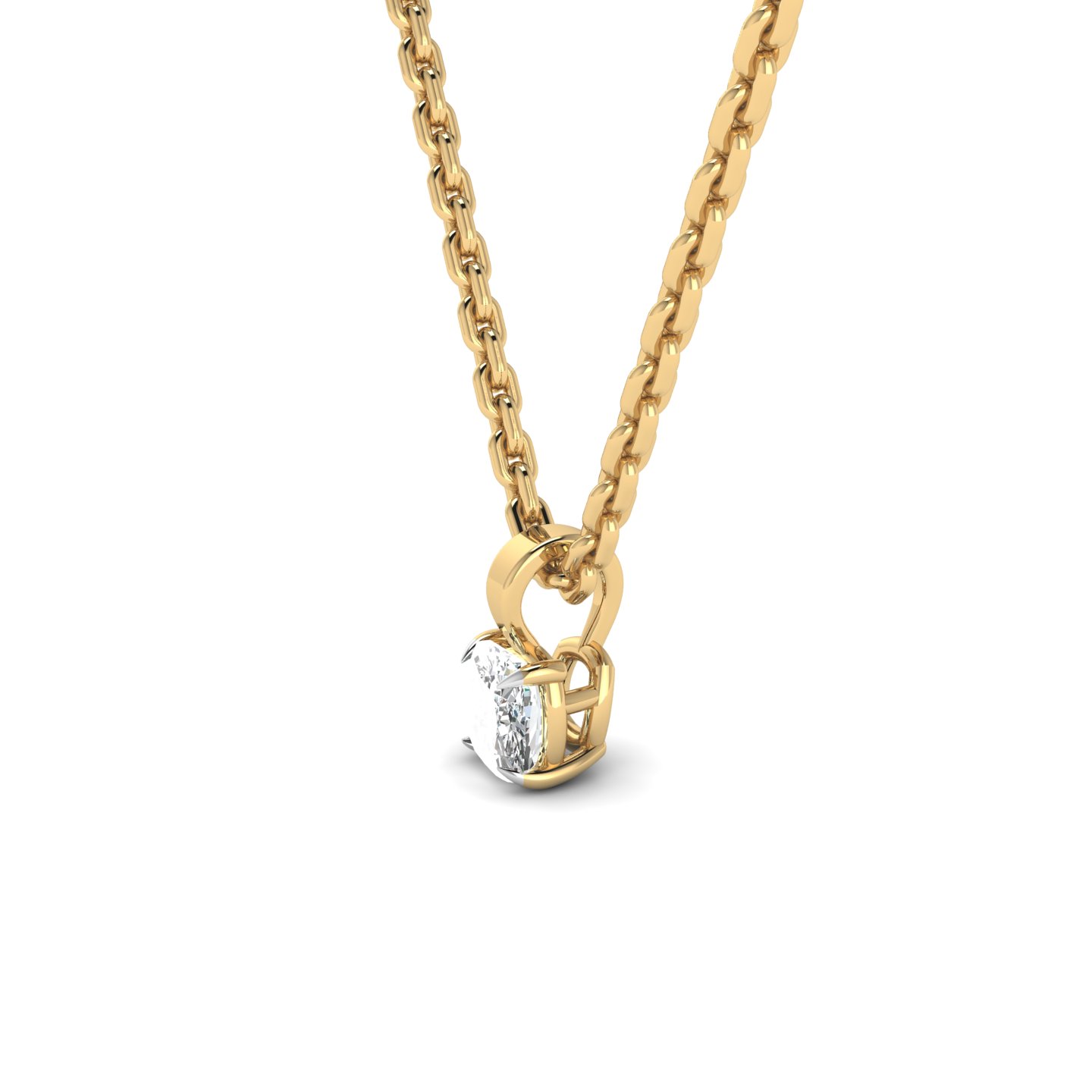  Cushion Diamond Pendant