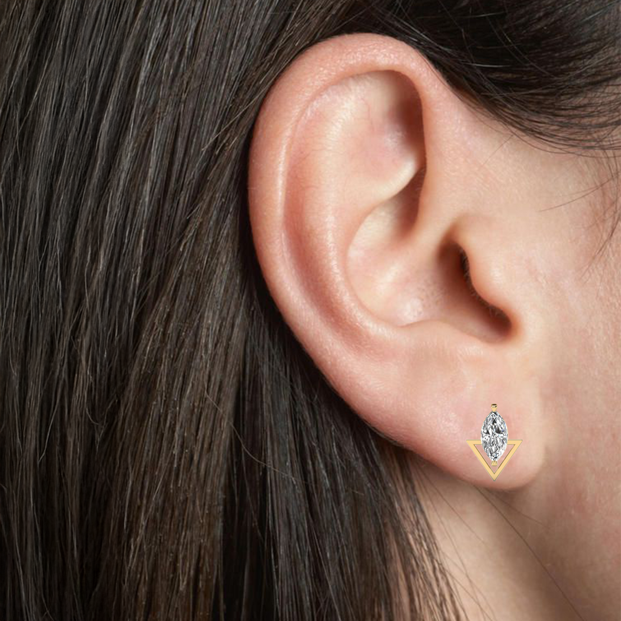 Marquise Inverted Luxe Earrings