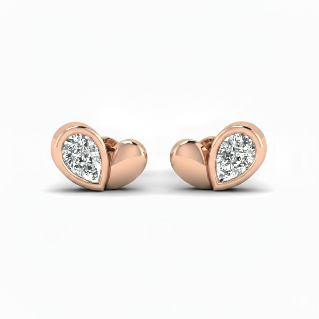 Pear Diamond Studs