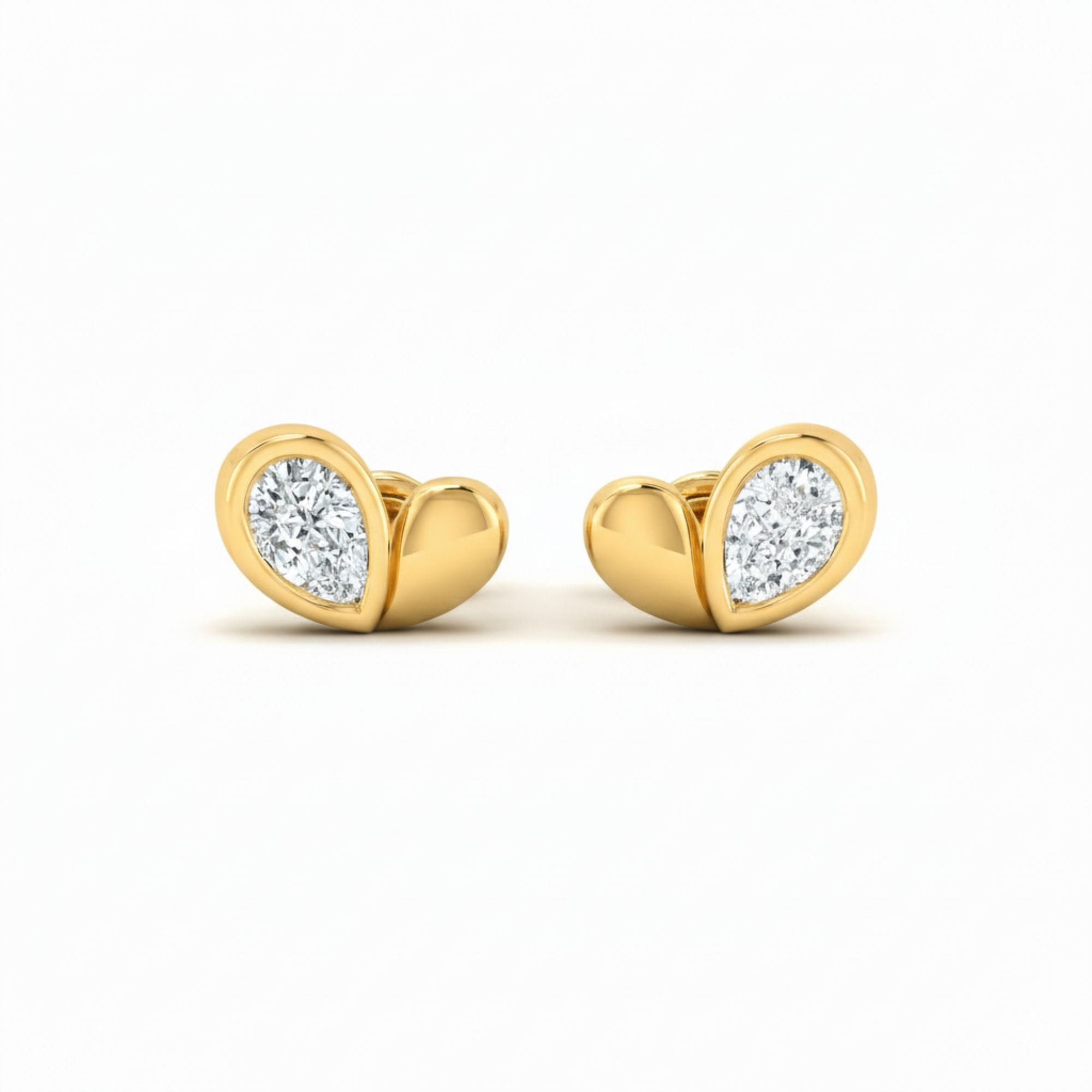 Pear Diamond Studs