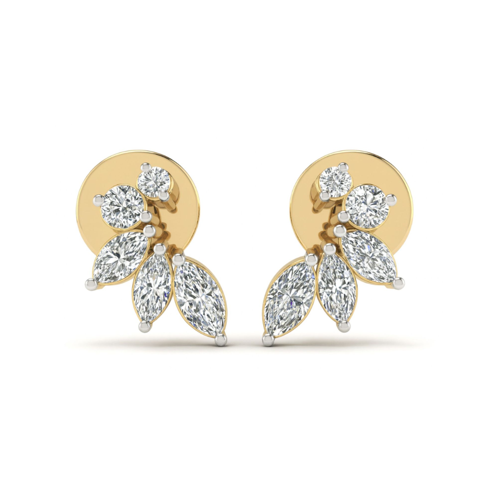 Marquise Climber Earrings