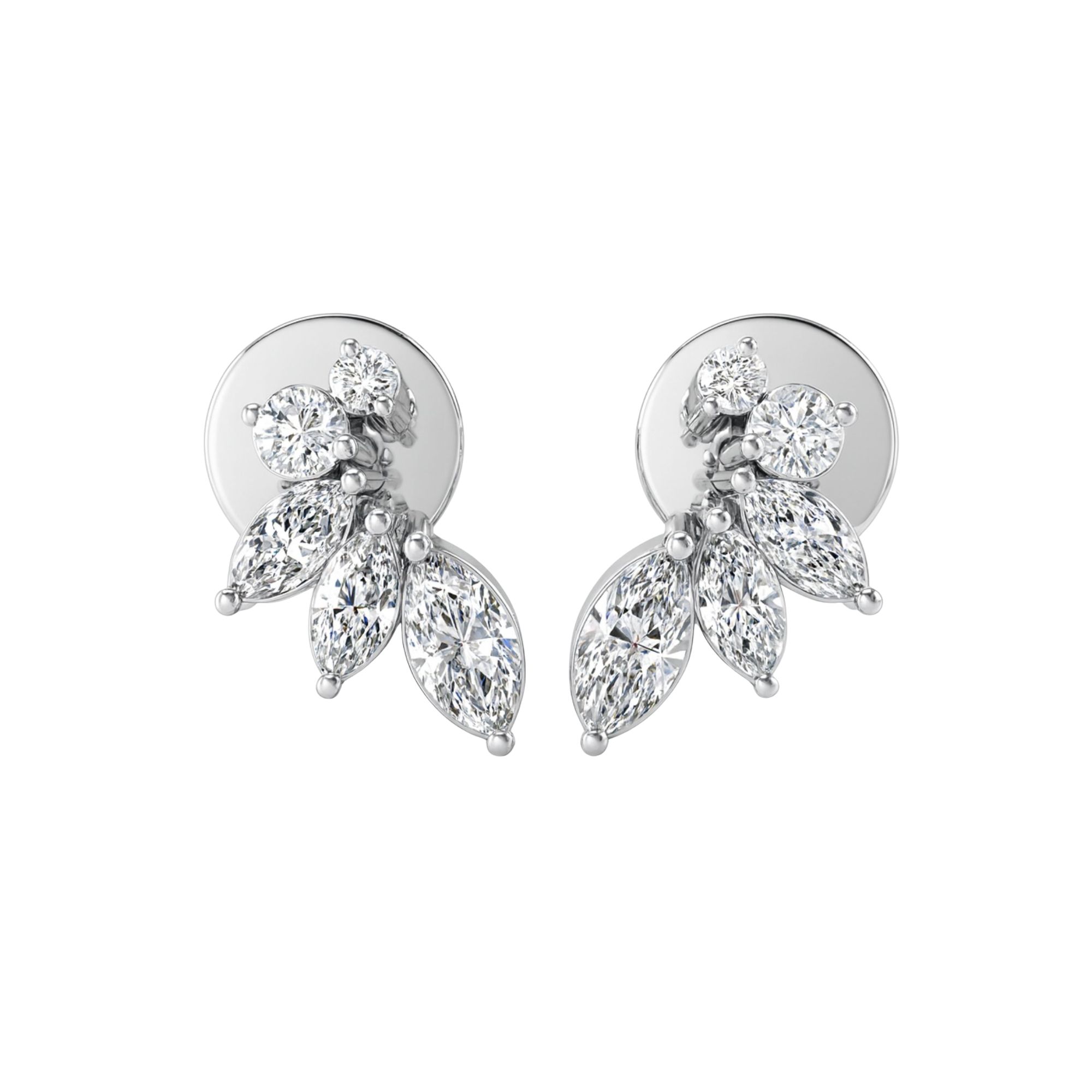 Marquise Climber Earrings