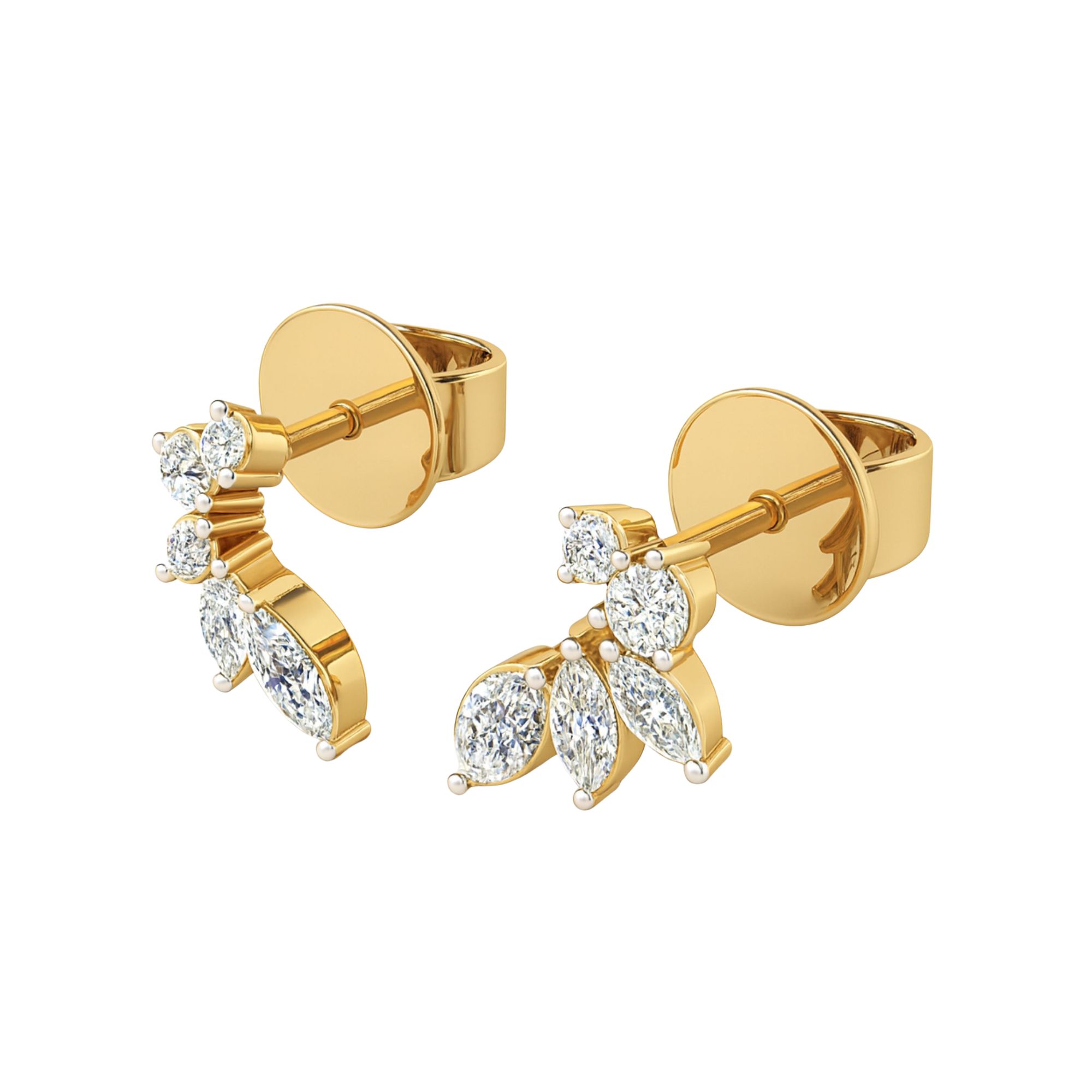 Marquise Climber Earrings