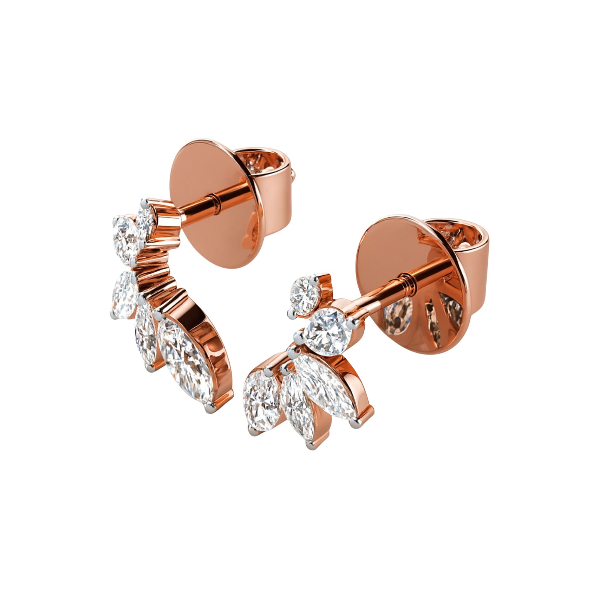 Marquise Climber Earrings