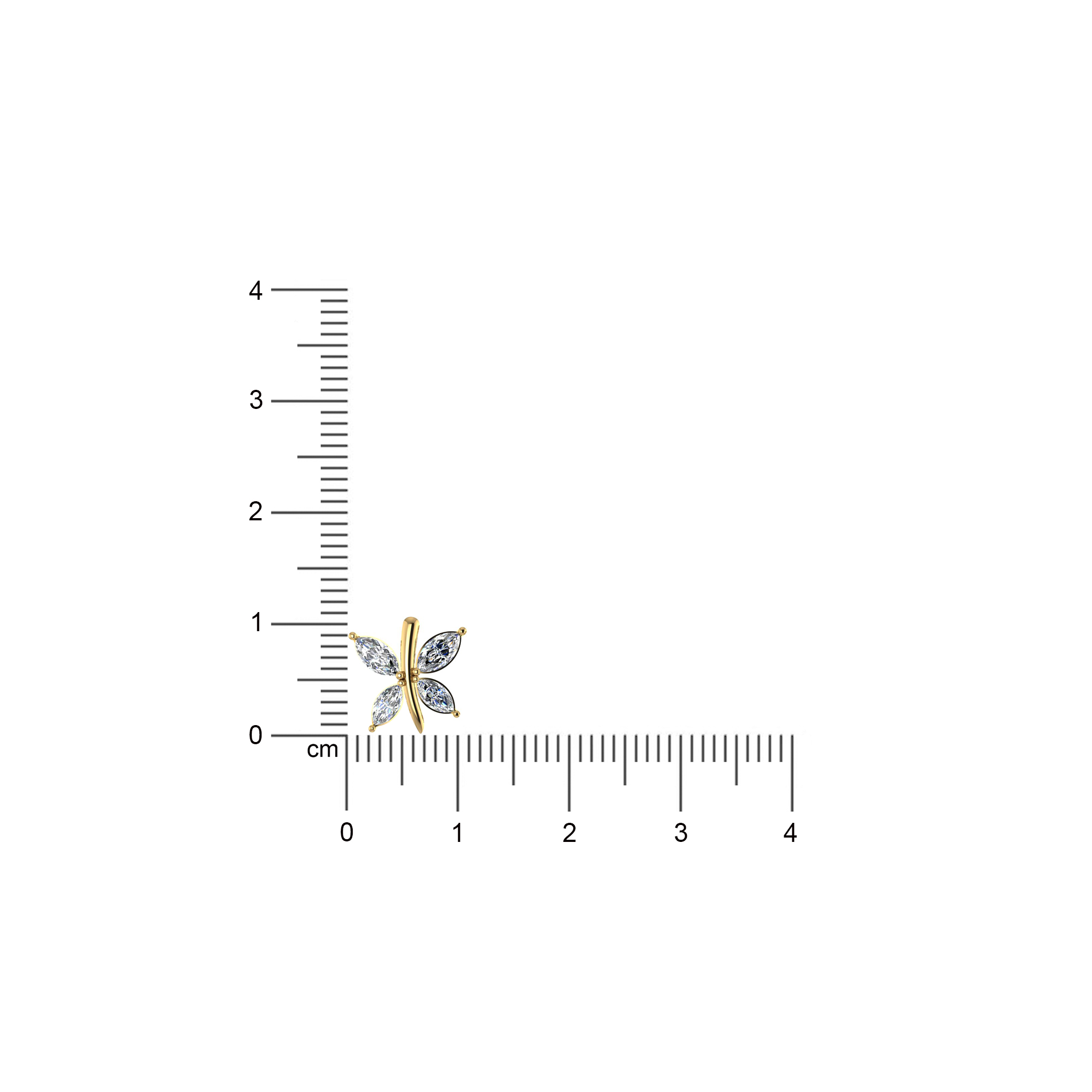 Ethereal Butterfly Diamond Earrings