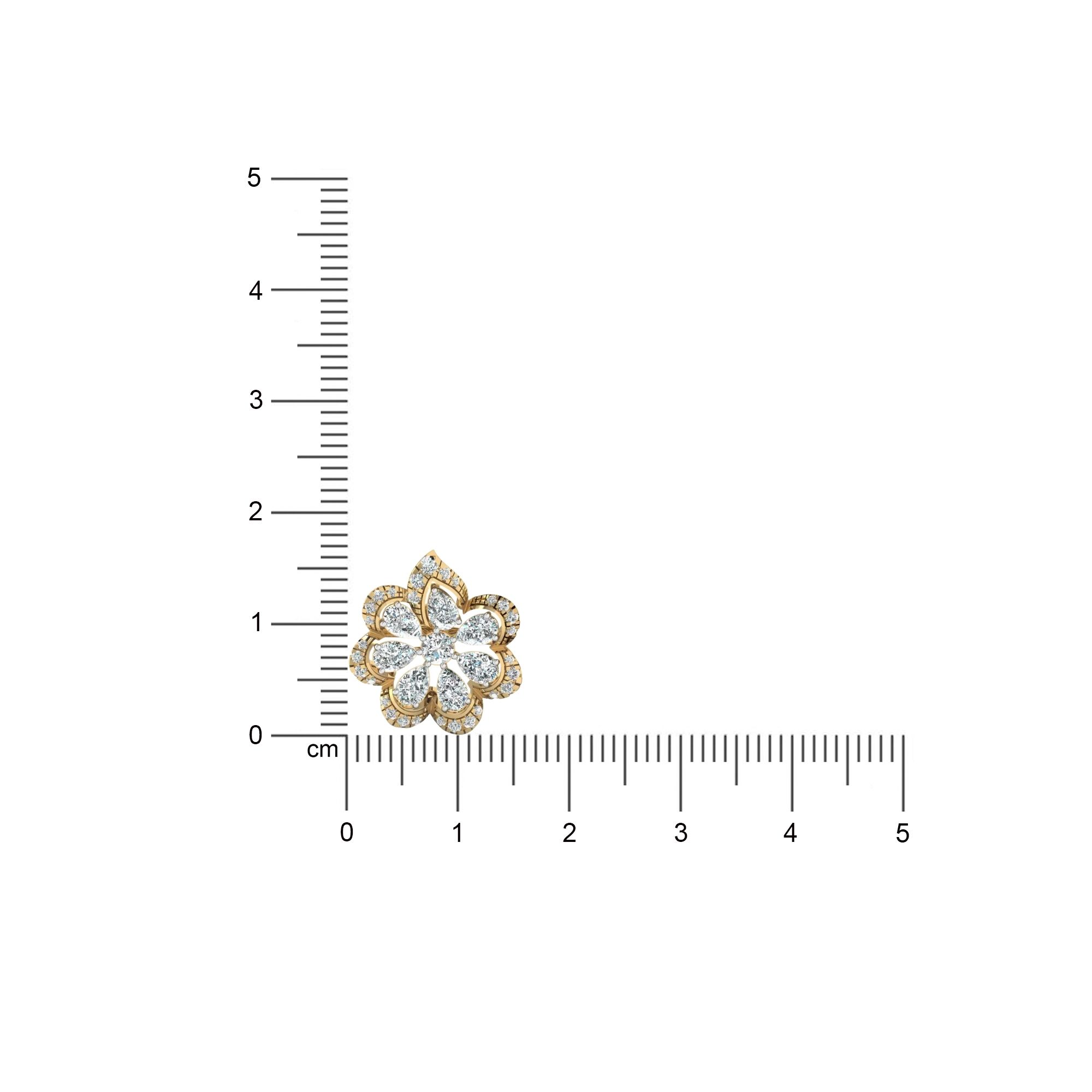 Radiant Bloom Stud Earrings