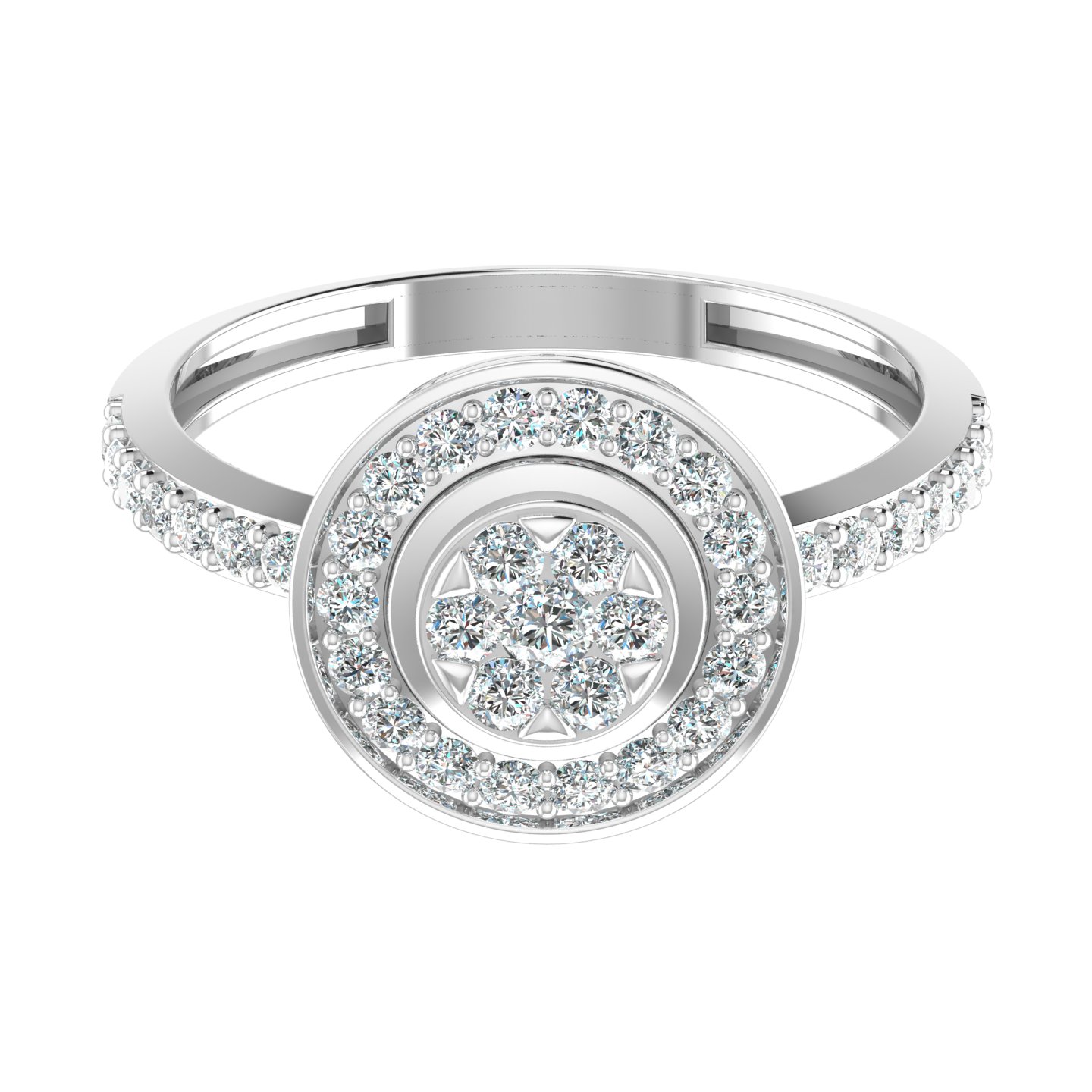 Ethereal Halo Diamond Ring