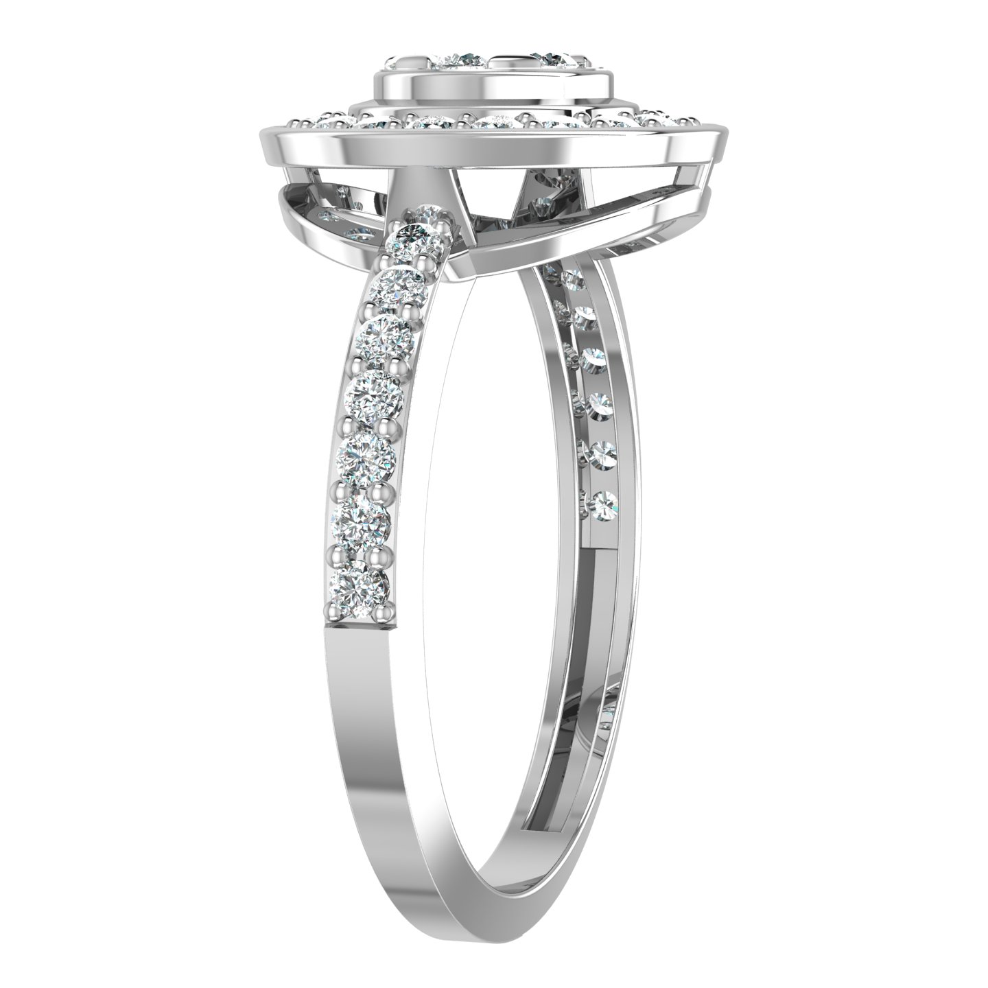 Ethereal Halo Diamond Ring