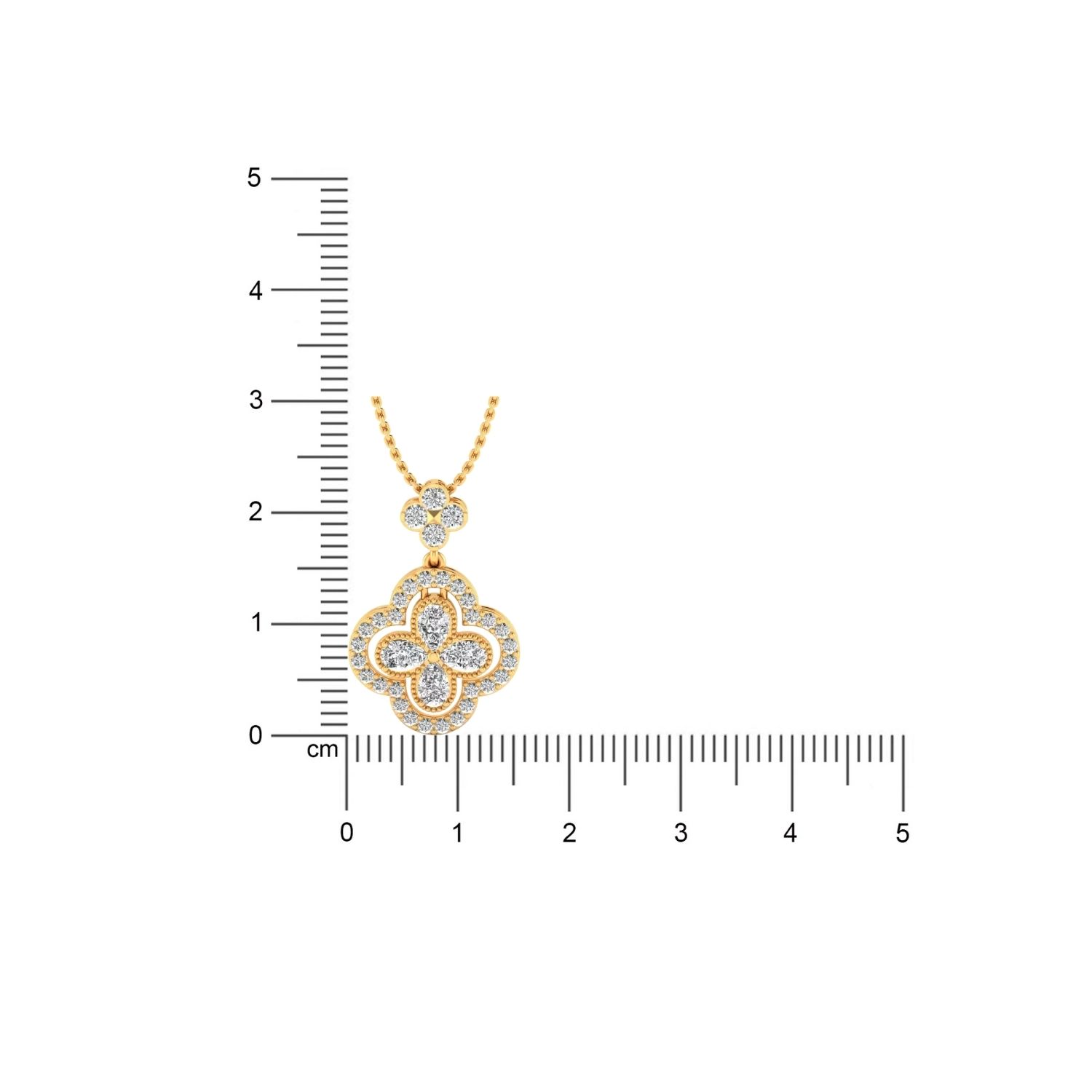 Timeless Clover Diamond Pendant