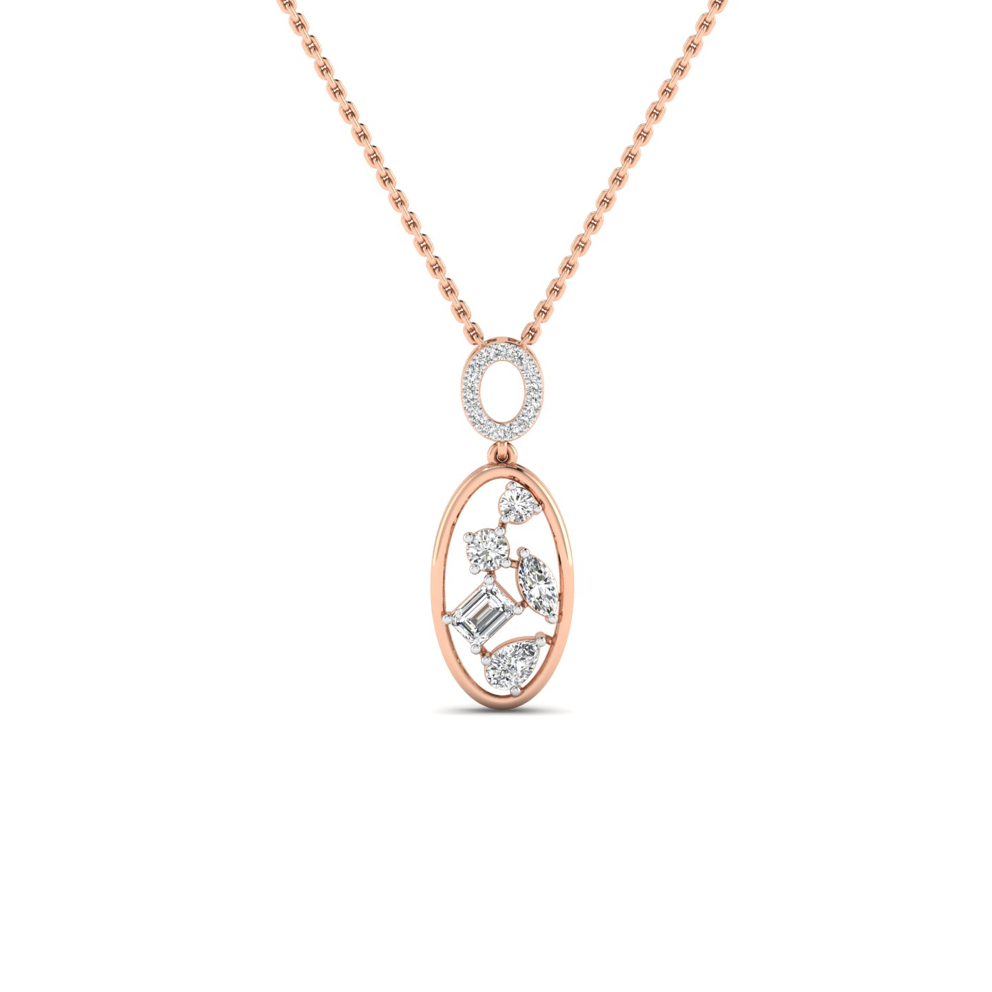 Lyra Oval Pendant