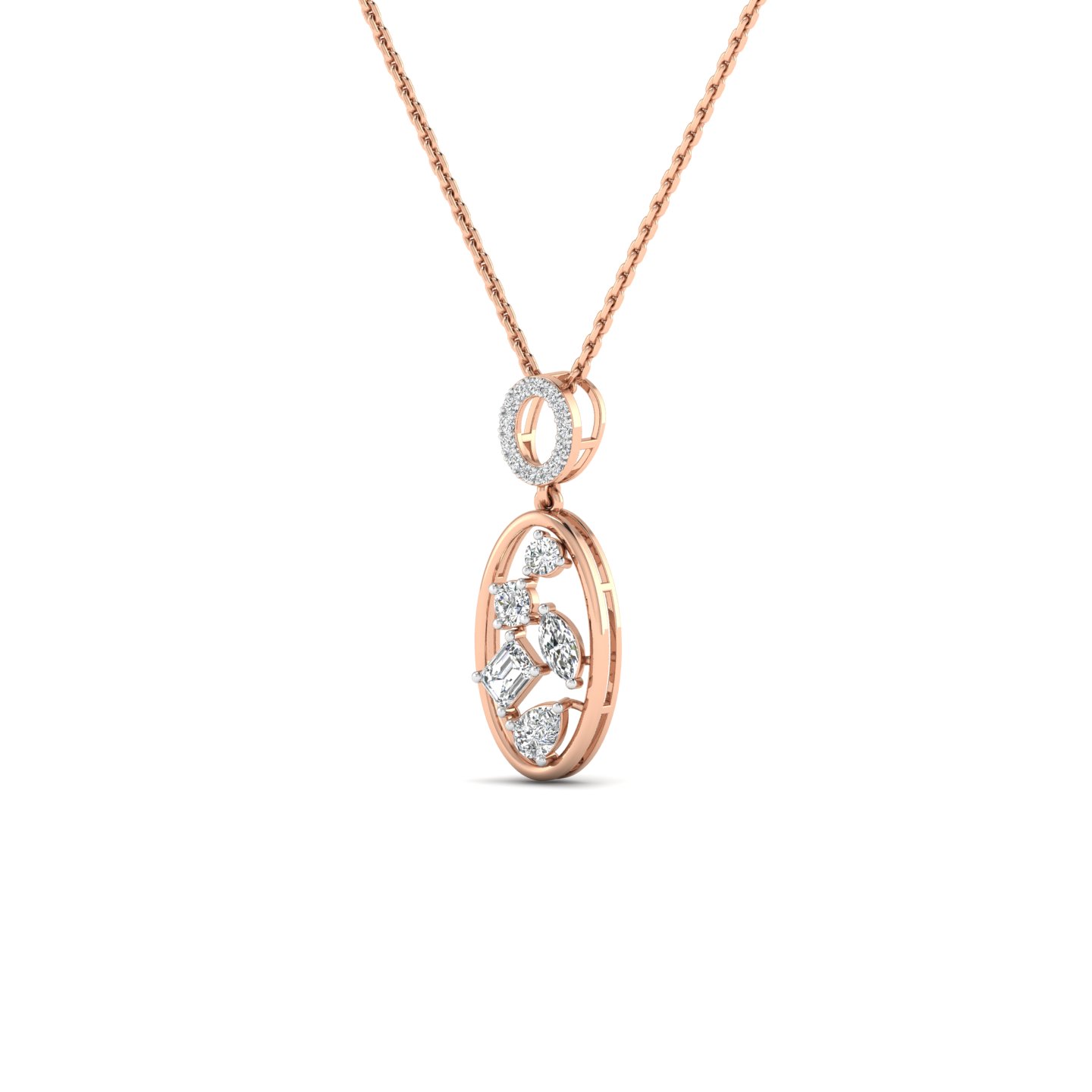 Lyra Oval Pendant