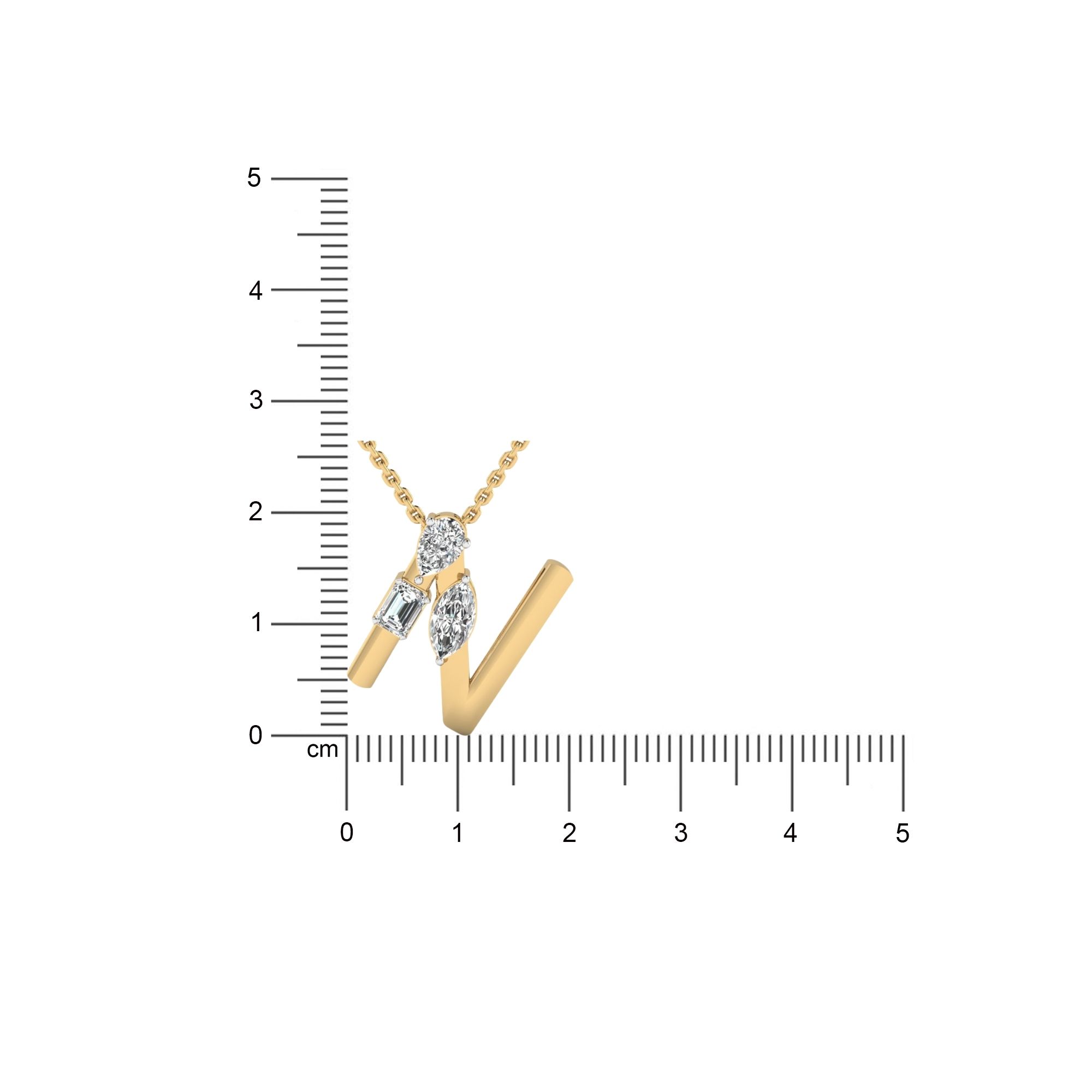 'N' Alphabet Pendant