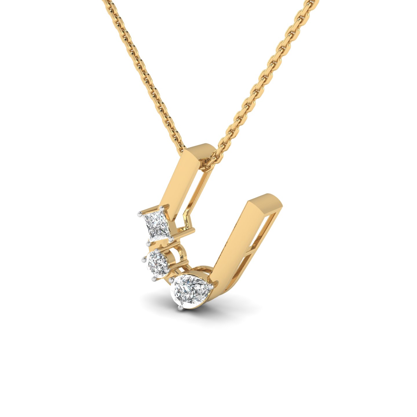 "U" Alphabet  pendant