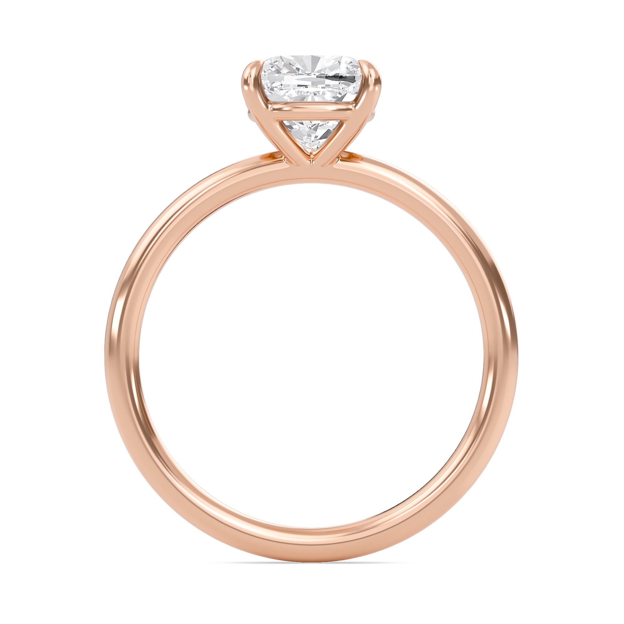 Cushion Perfect Fit Engagement Ring