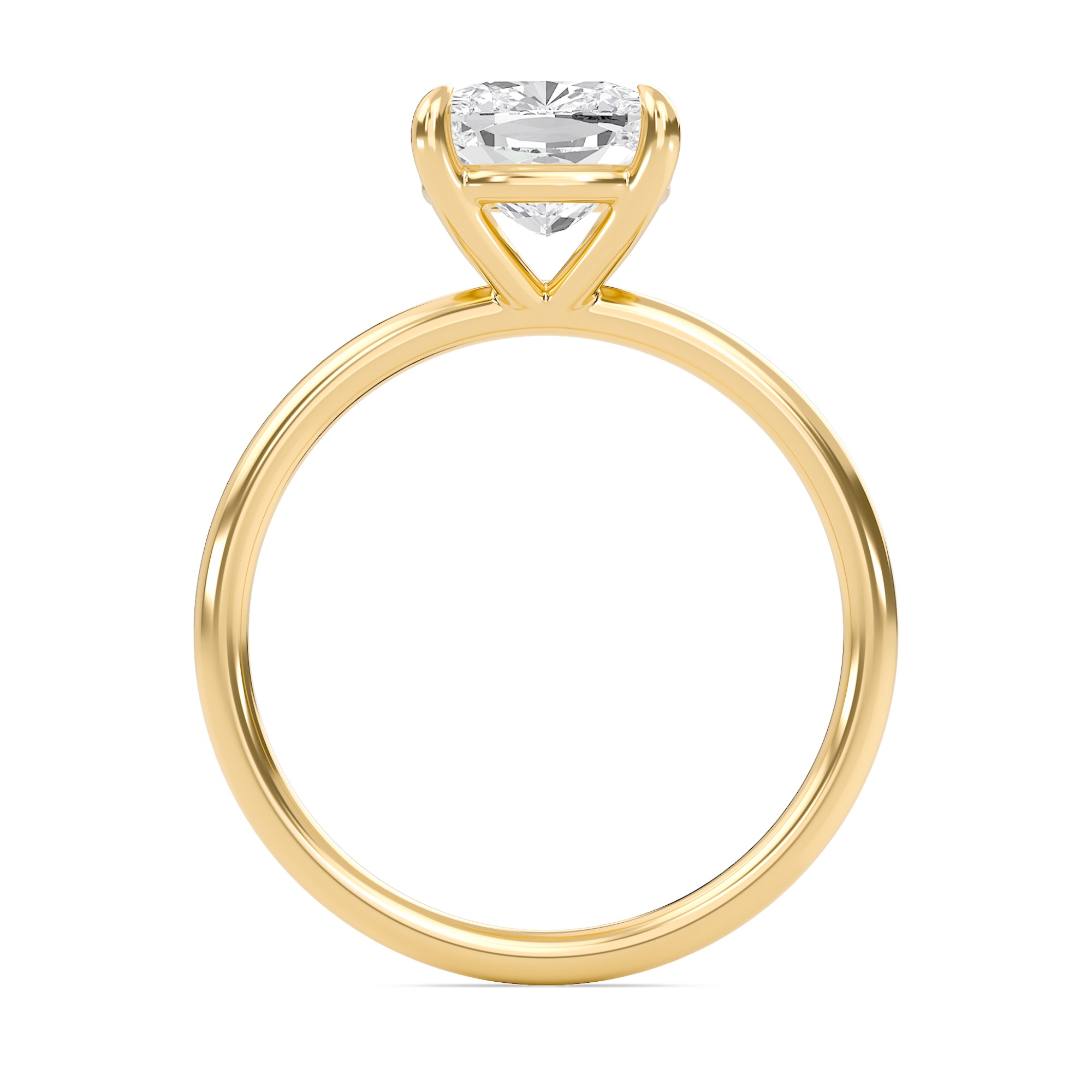 Cushion Perfect Fit Engagement Ring