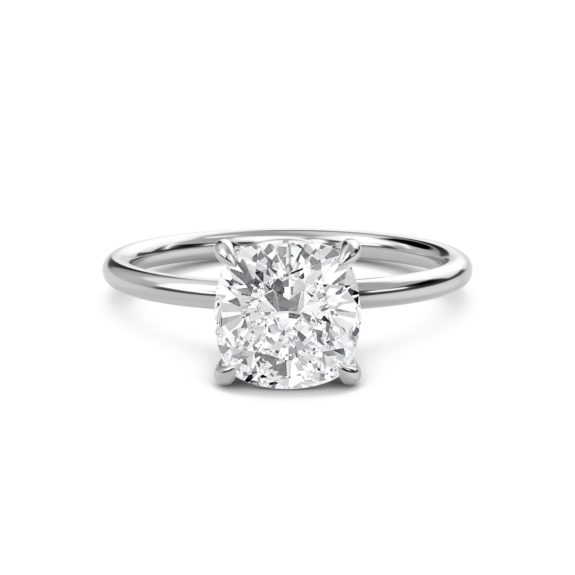 Cushion Perfect Fit Engagement Ring