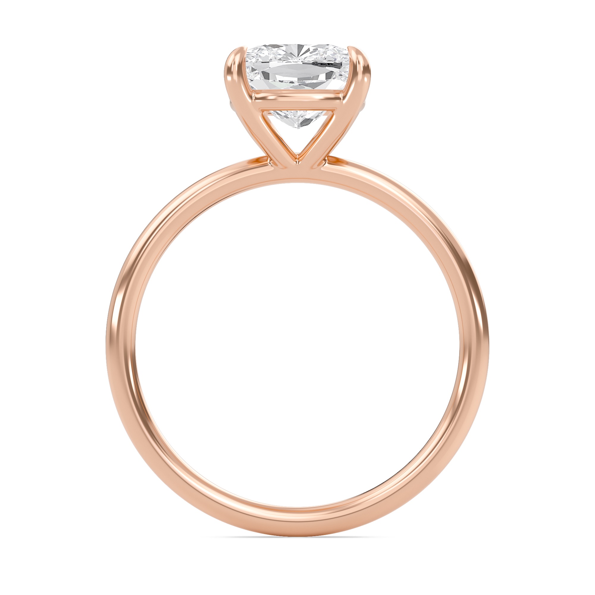 Cushion Perfect Fit Engagement Ring