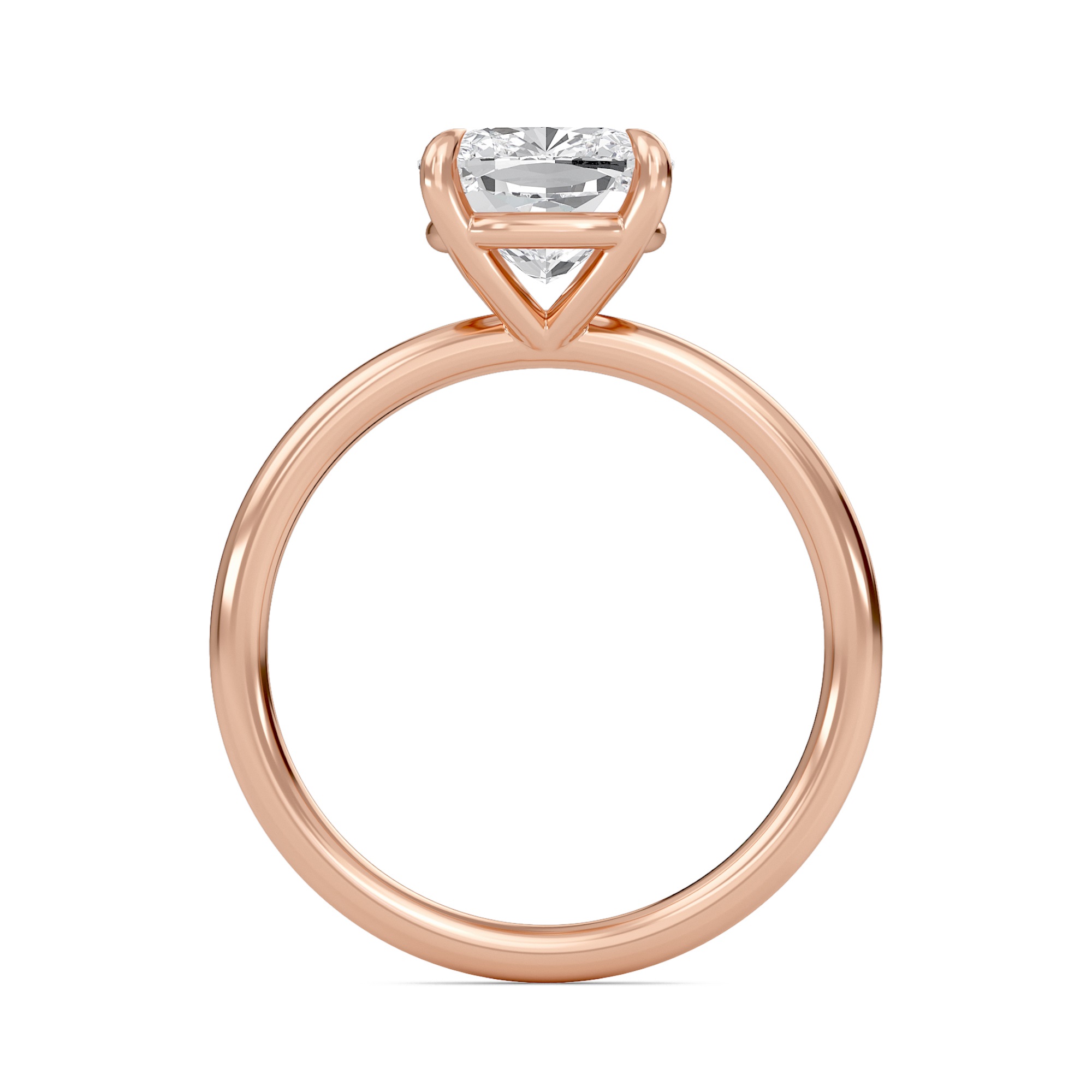 Cushion Perfect Fit Engagement Ring