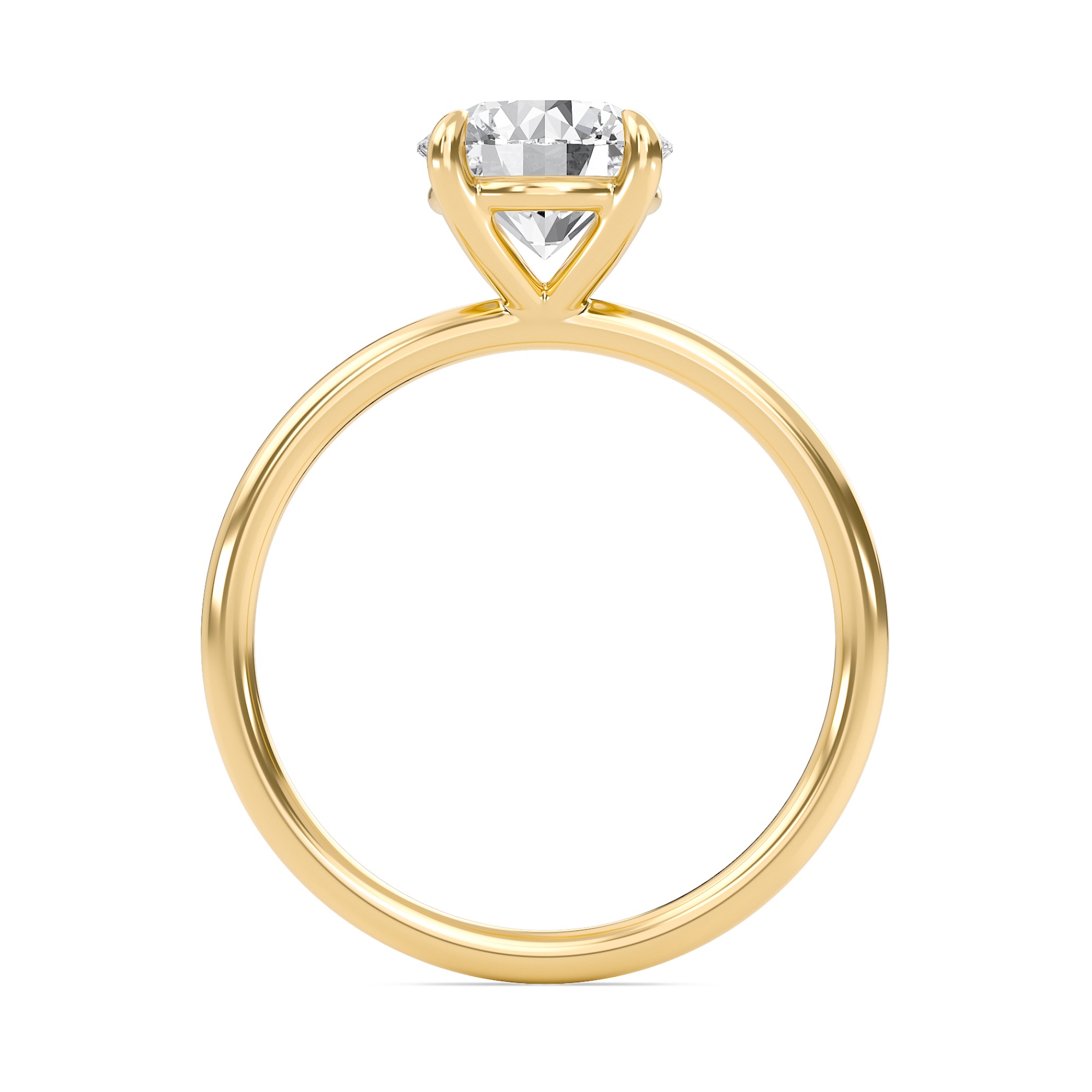 Round Perfect Fit Engagement Ring