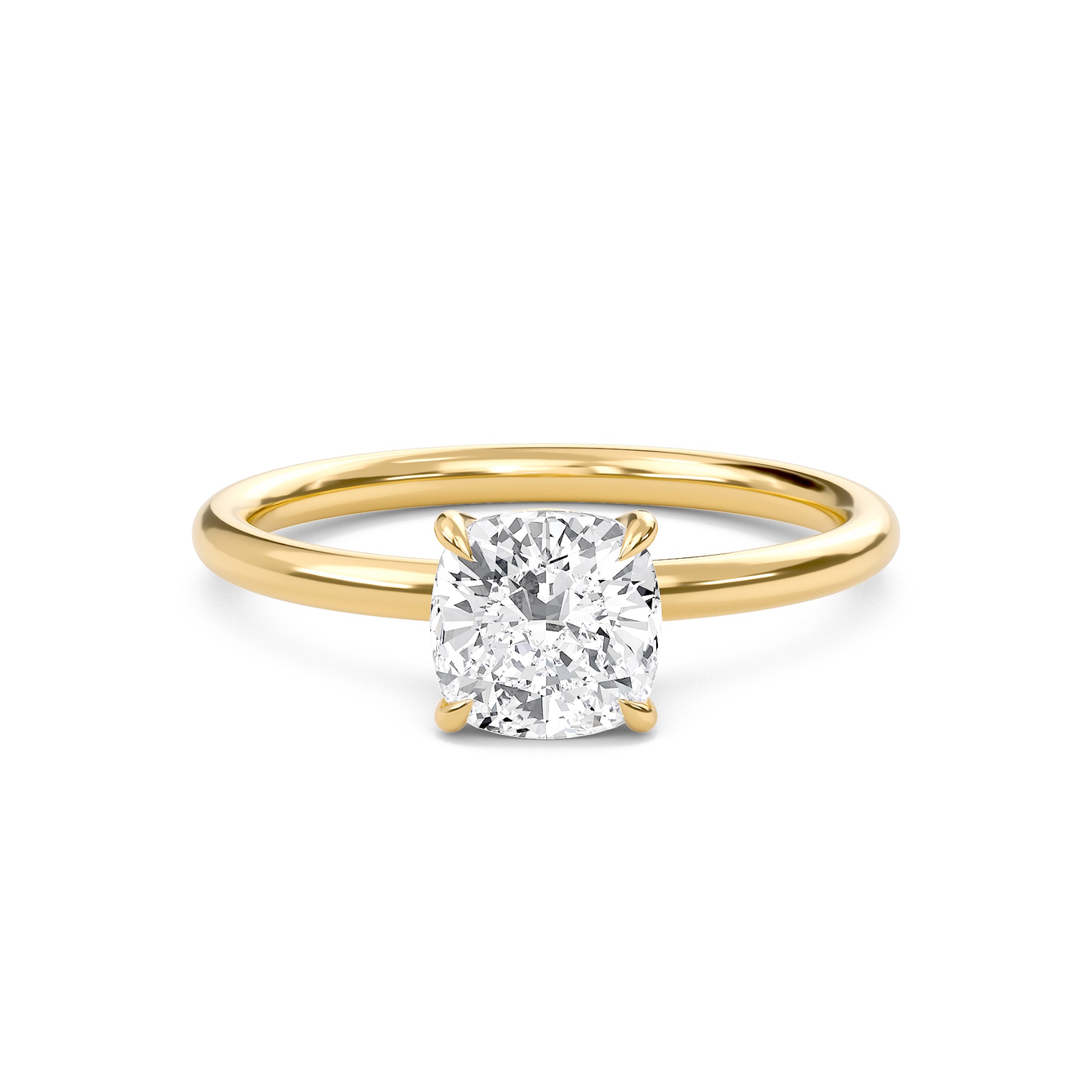 Cushion Perfect Fit Engagement Ring