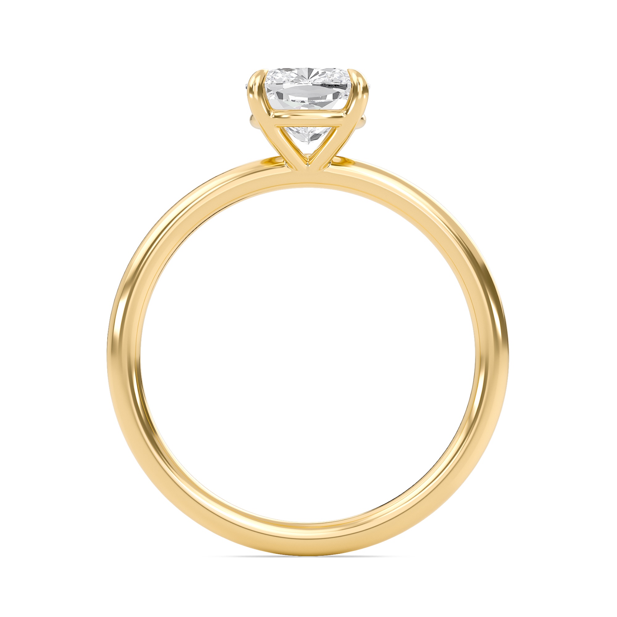 Cushion Perfect Fit Engagement Ring