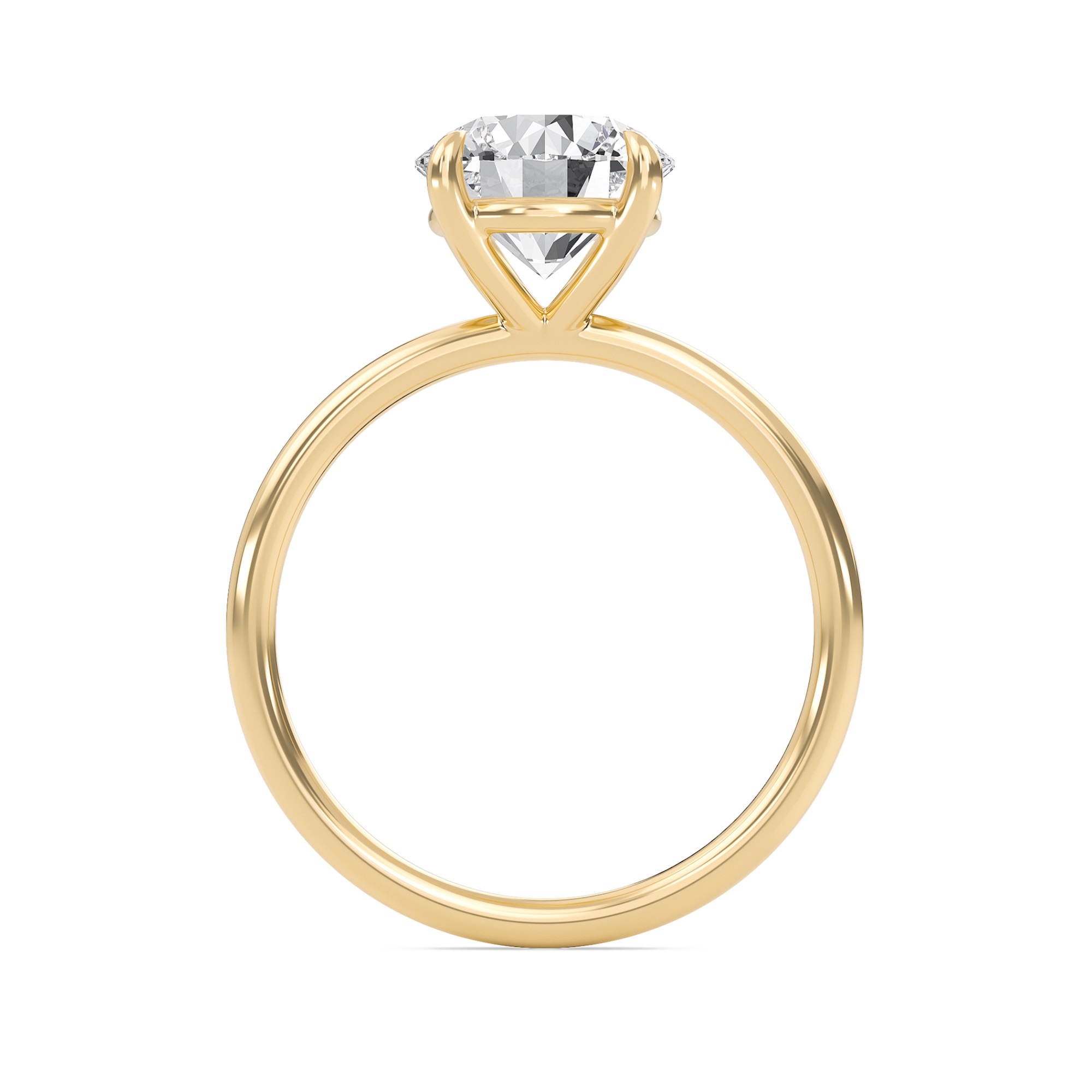 Round Perfect Fit Engagement Ring
