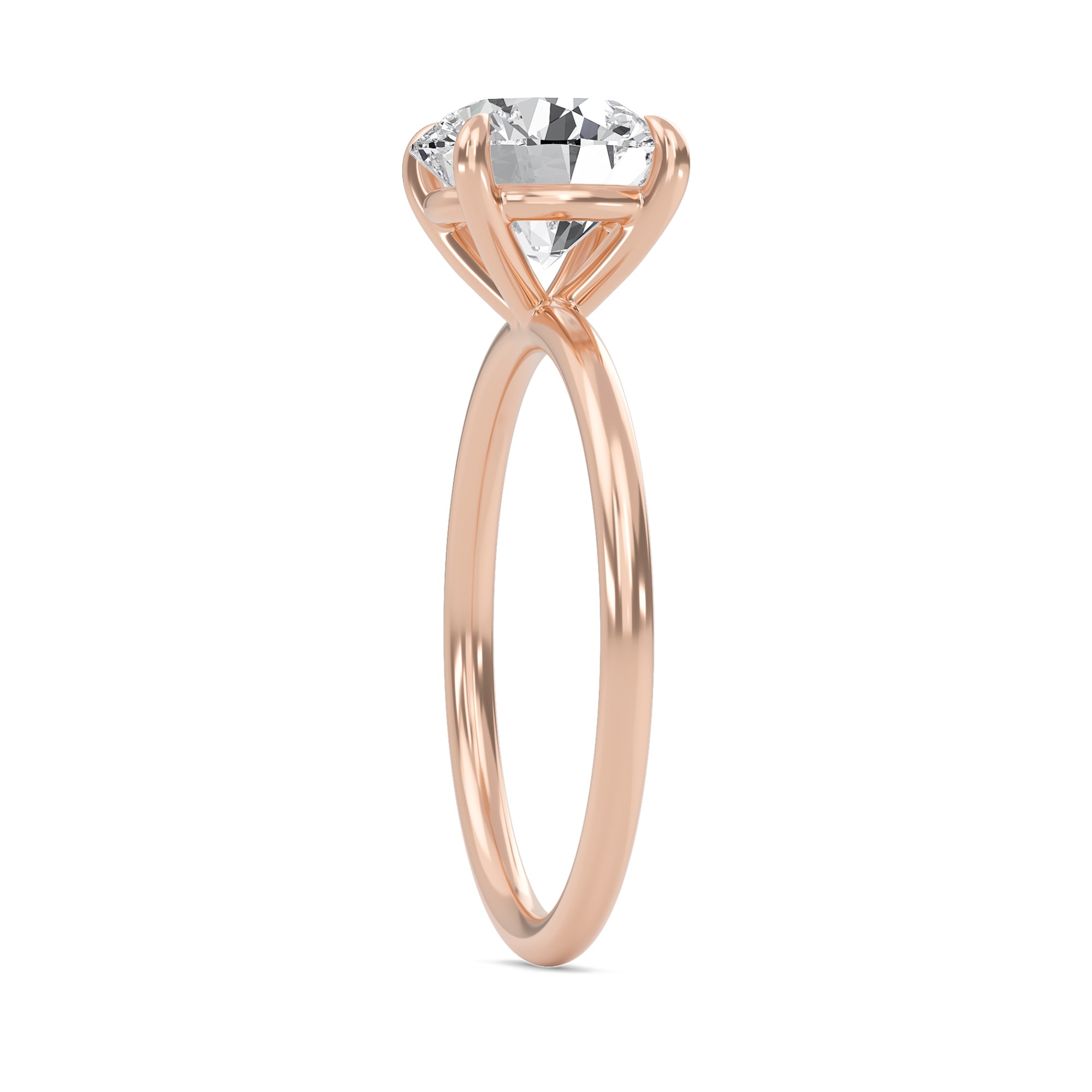 Round Perfect Fit Engagement Ring