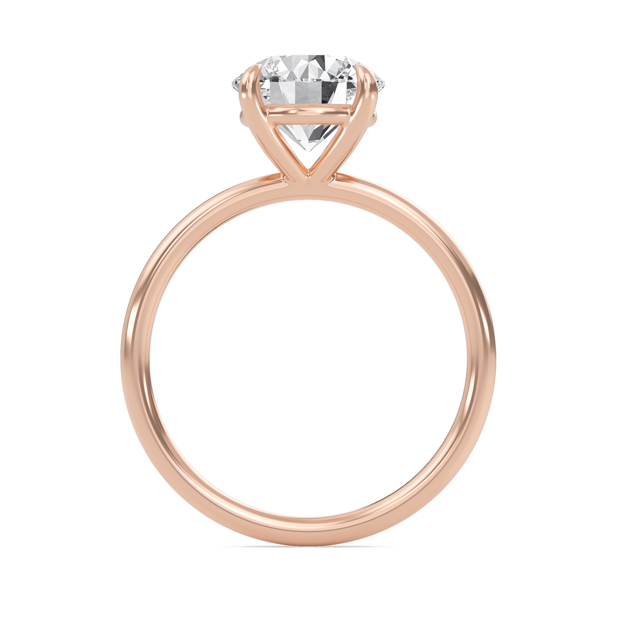 Round Perfect Fit Engagement Ring