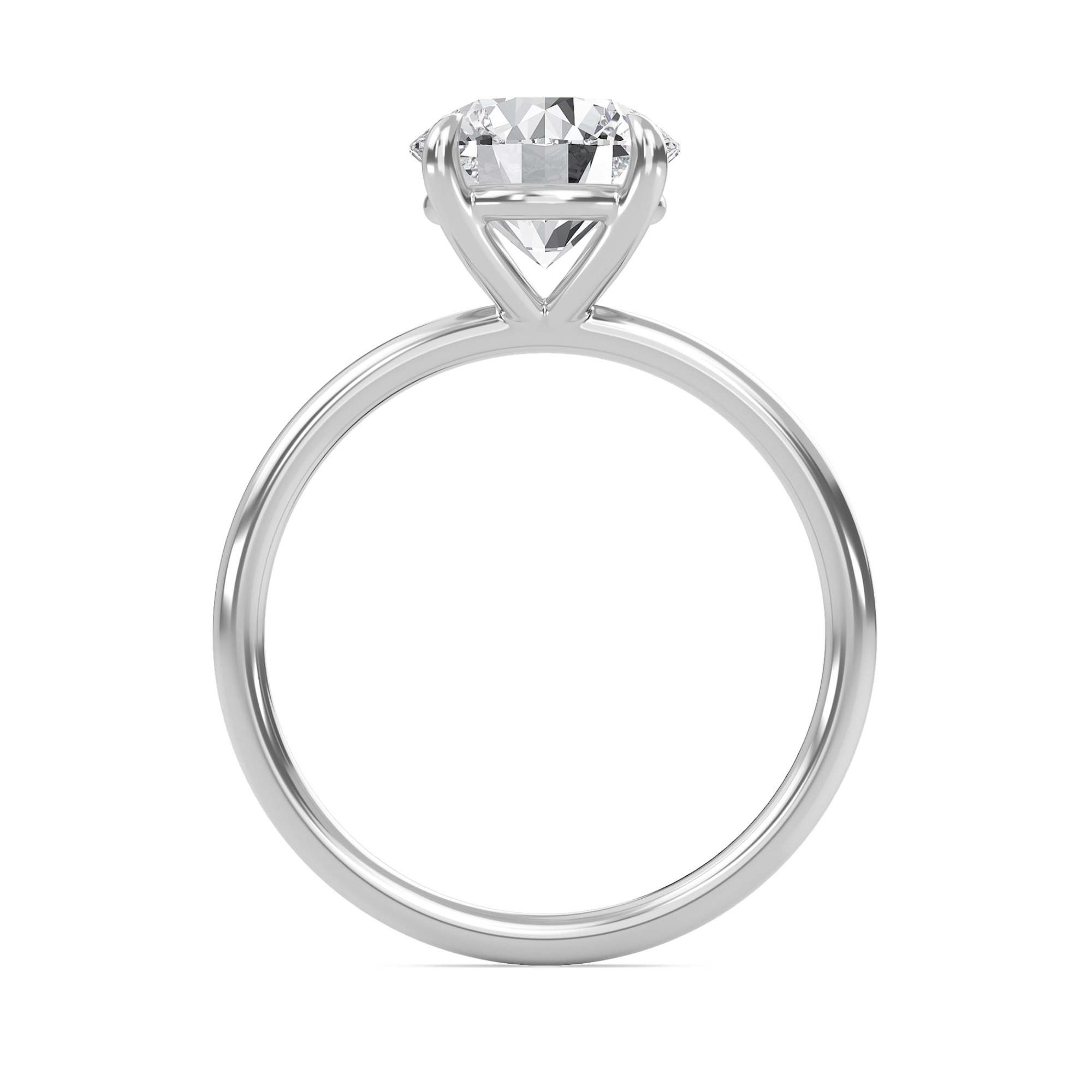 Round Perfect Fit Engagement Ring