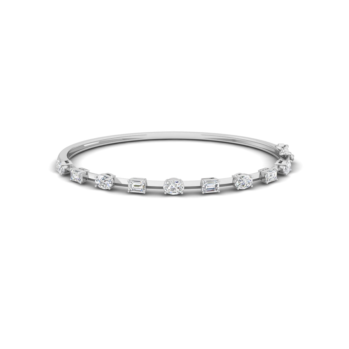 Tessera Hinged Bangle