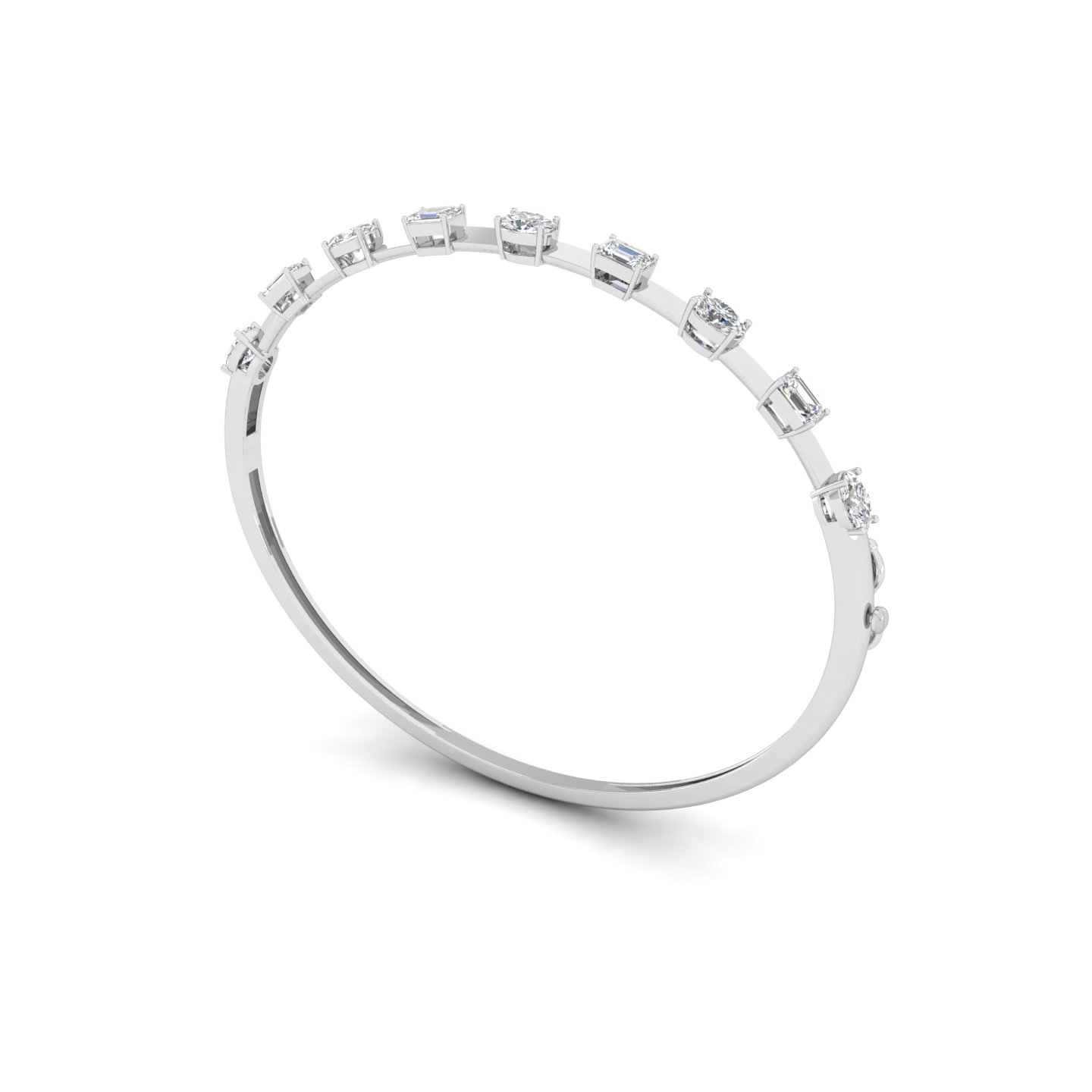 Tessera Hinged Bangle