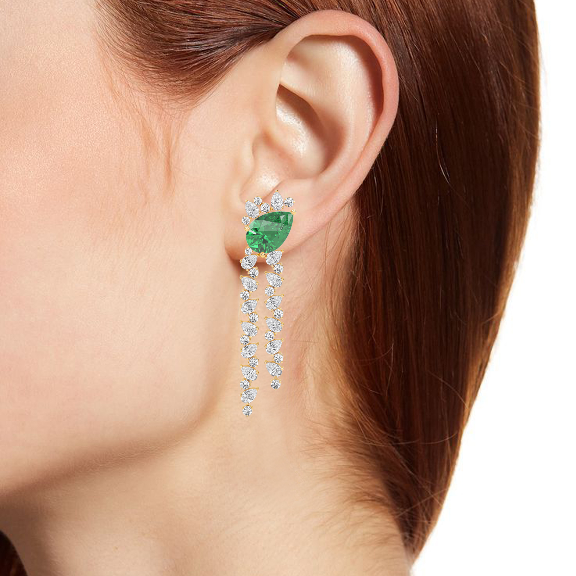 Veridian Lumina Drops Earrings
