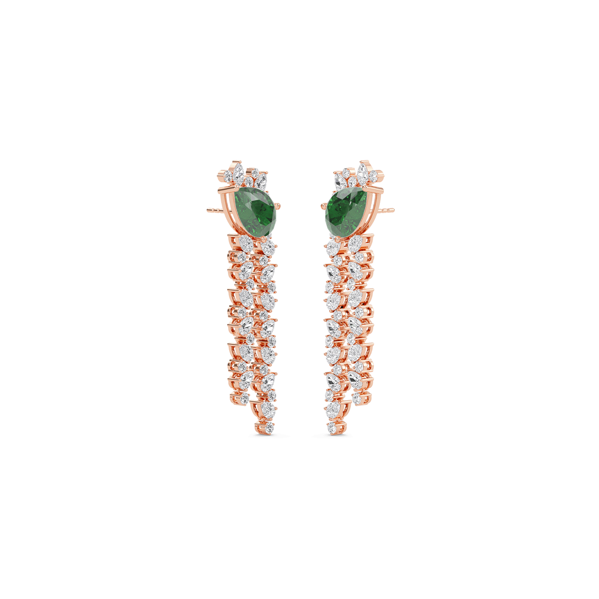 Veridian Lumina Drops Earrings