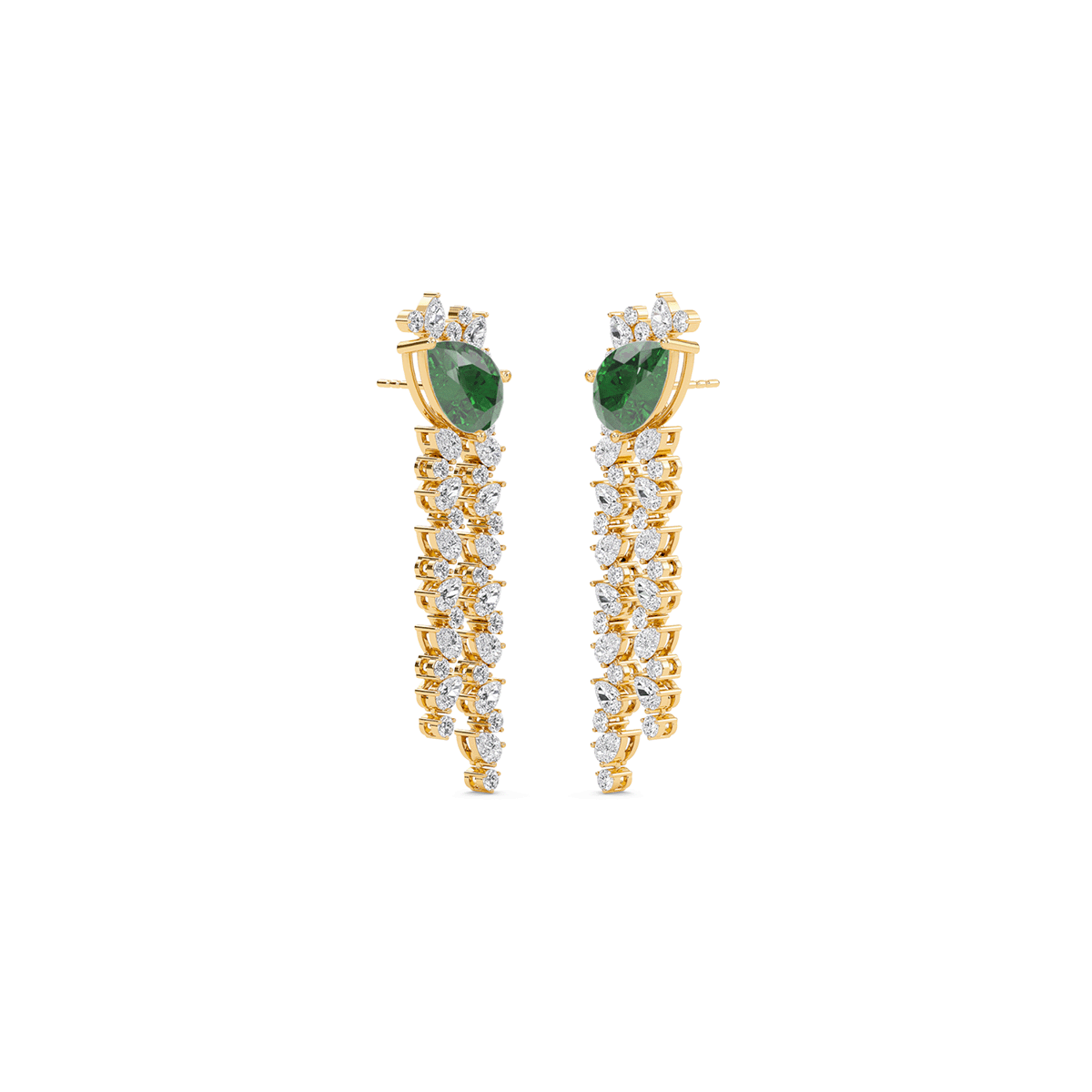 Veridian Lumina Drops Earrings