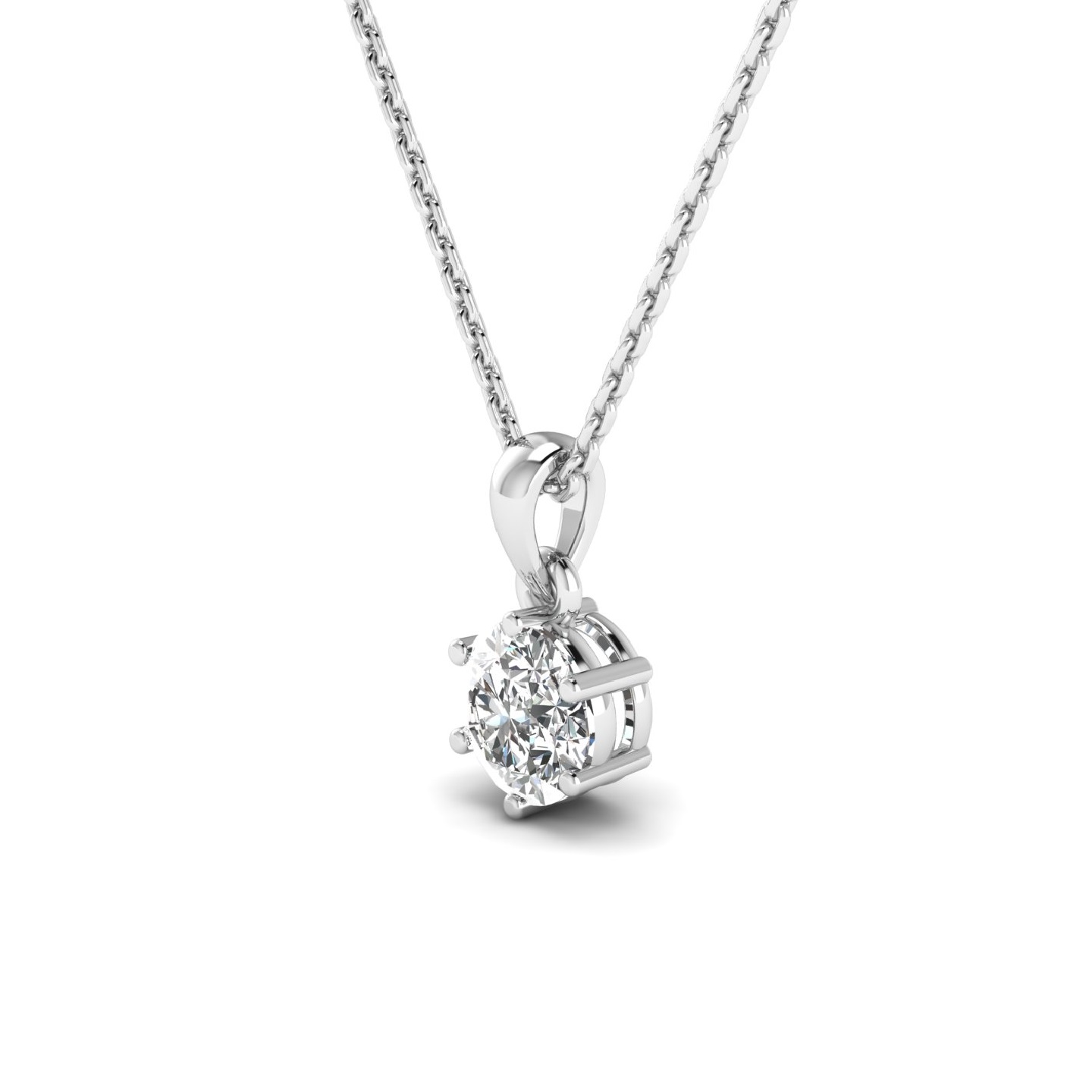 Solitaire Serenity Pendant