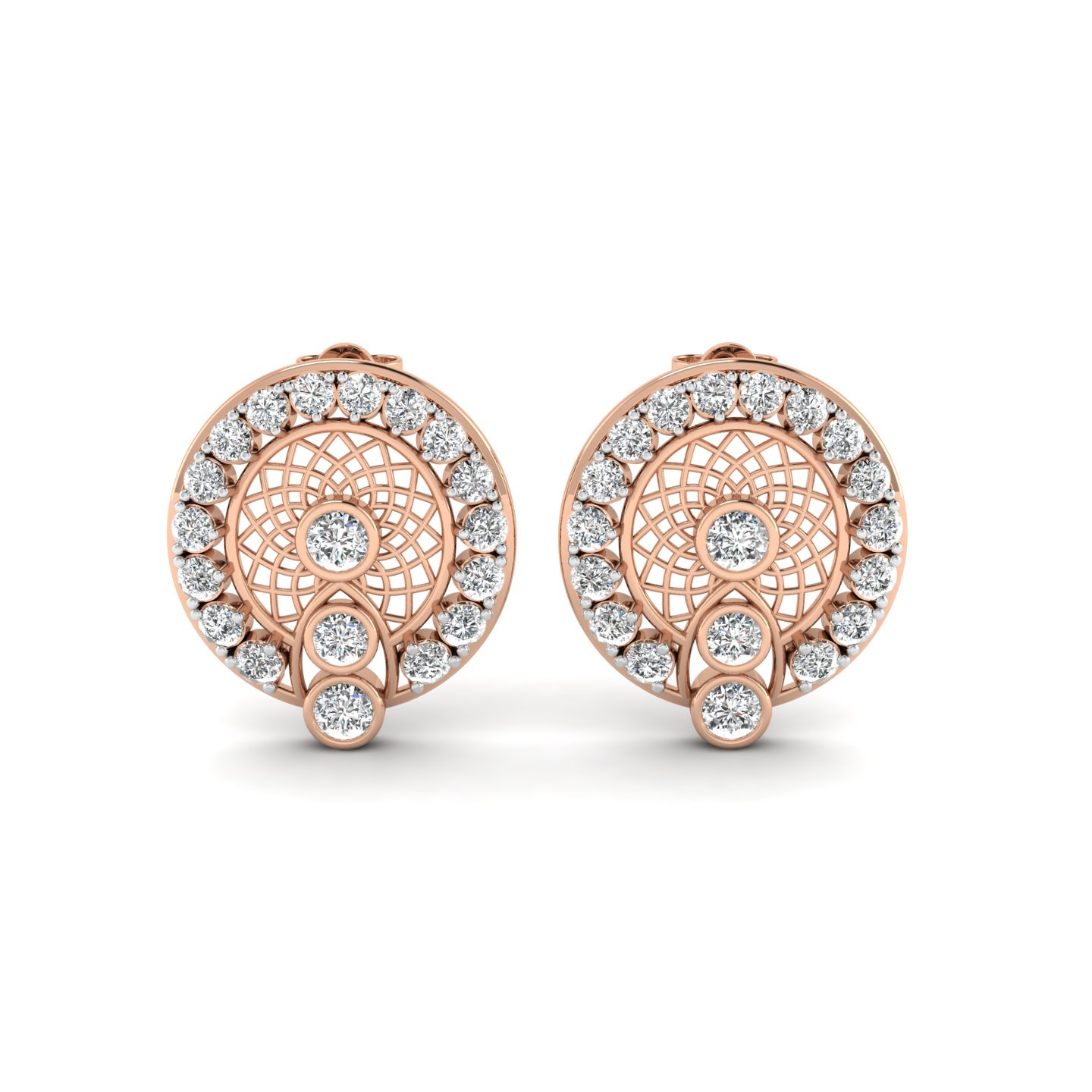 Luminous Lattice Earrings
