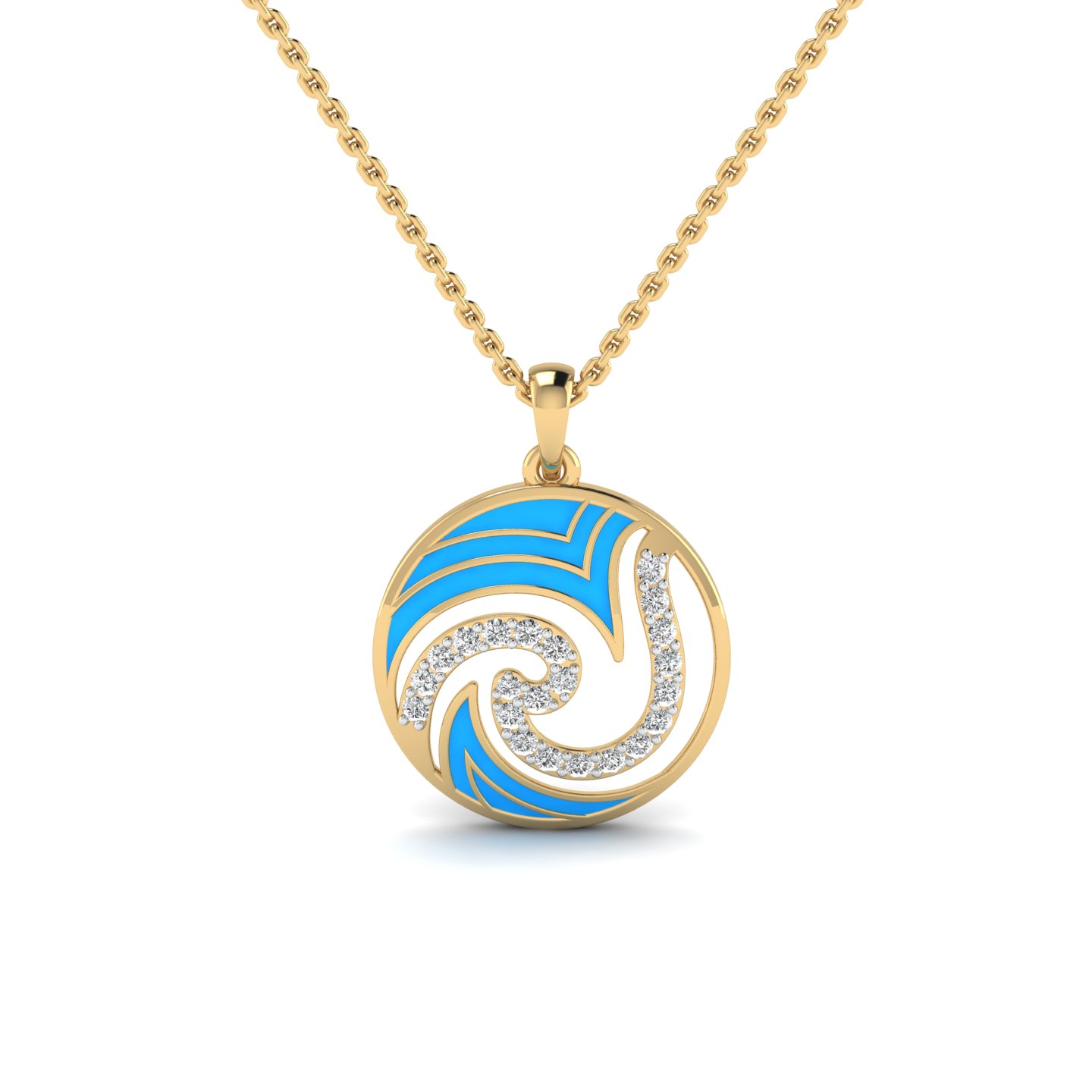 Azure Tide Pendant