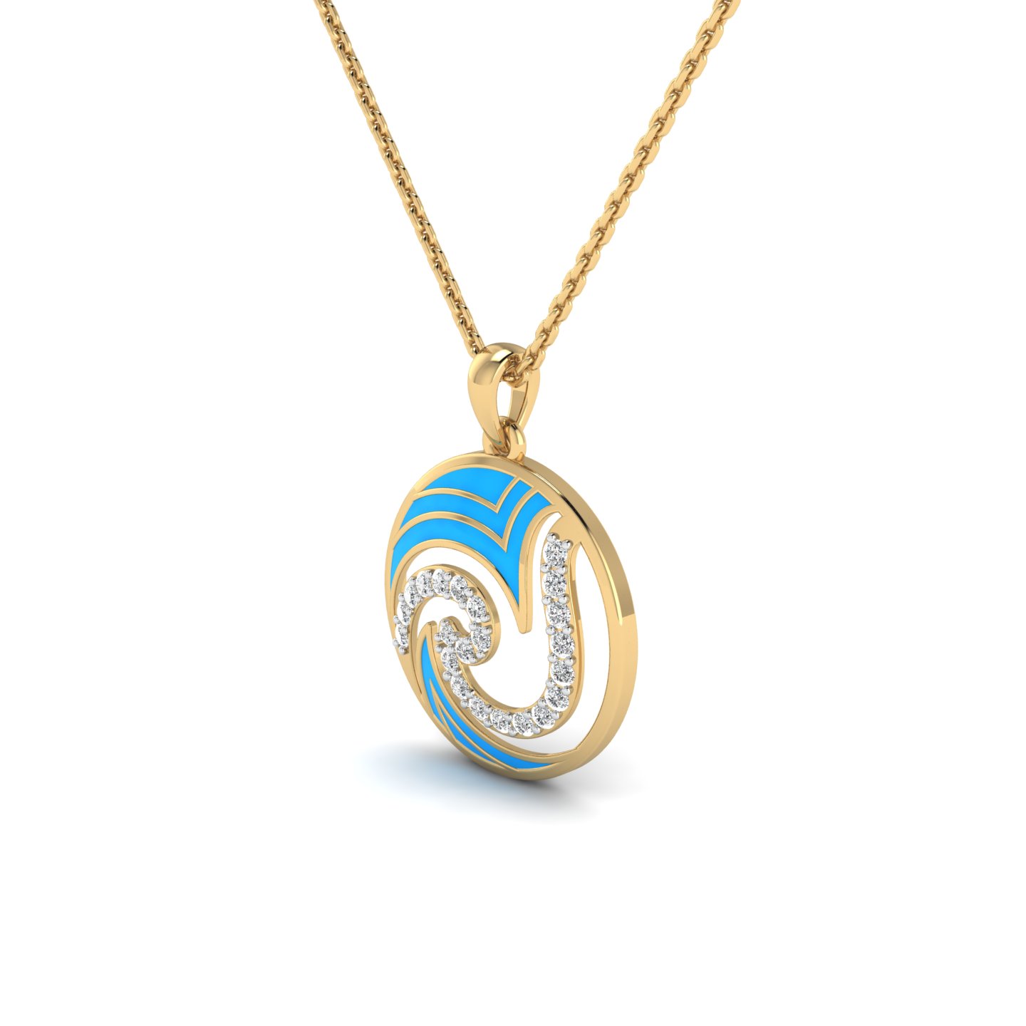 Azure Tide Pendant