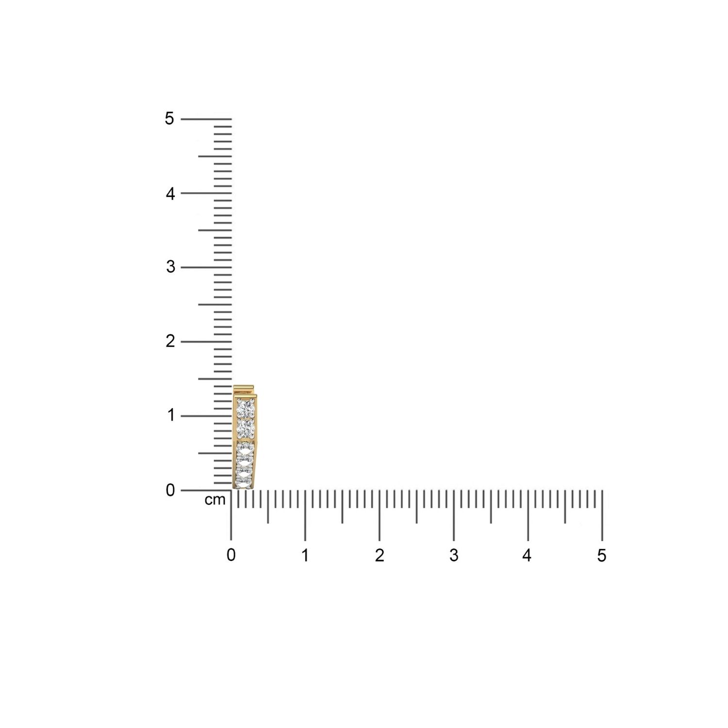 Trapezoid Diamond Hoops