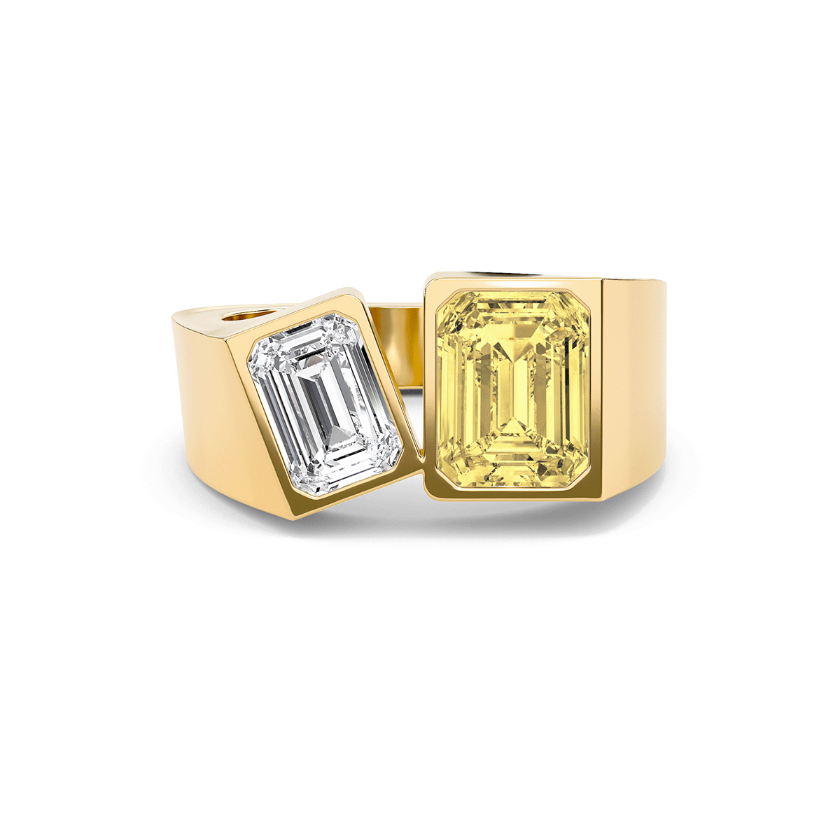 Citrine & Ice Ring
