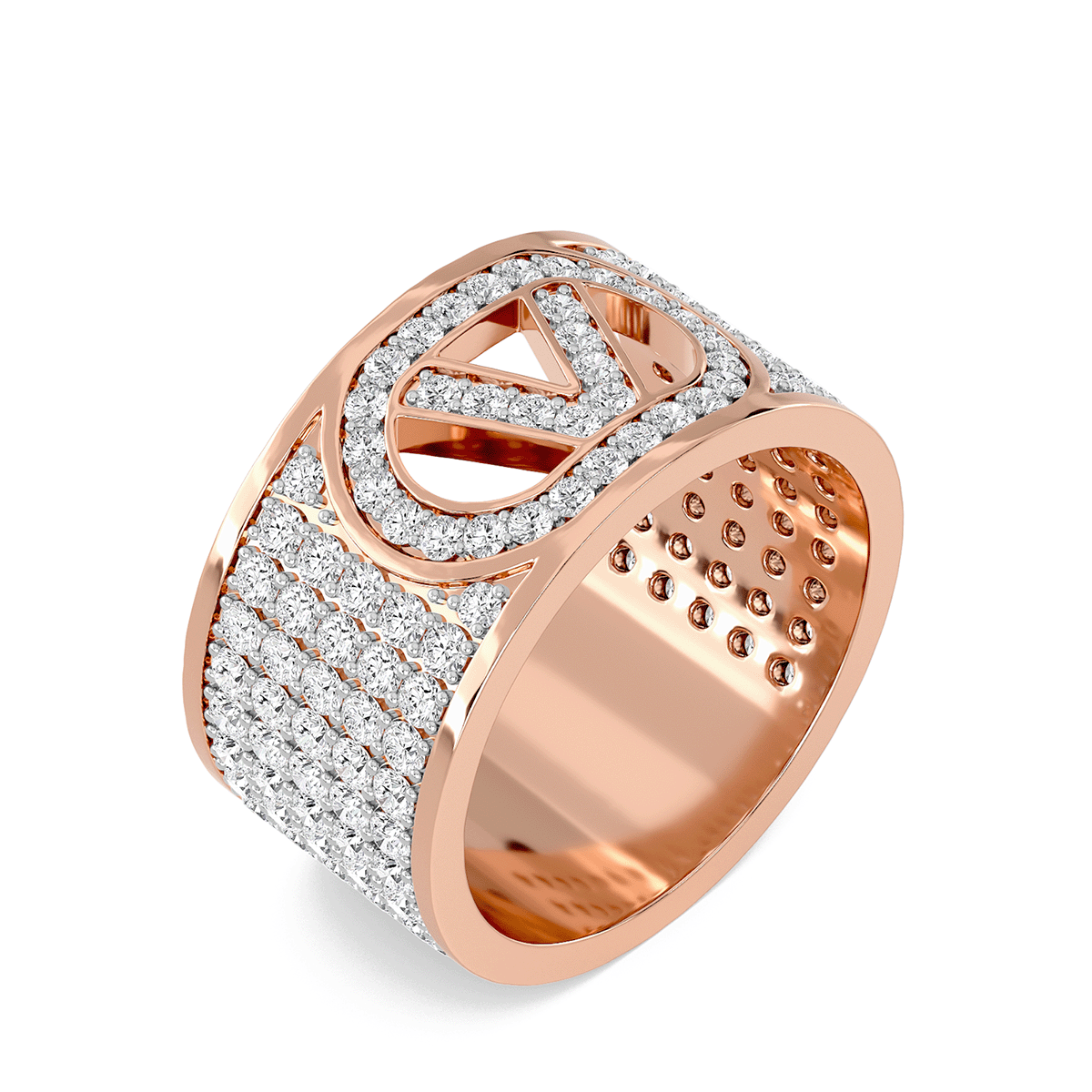 V Initial Diamond Band