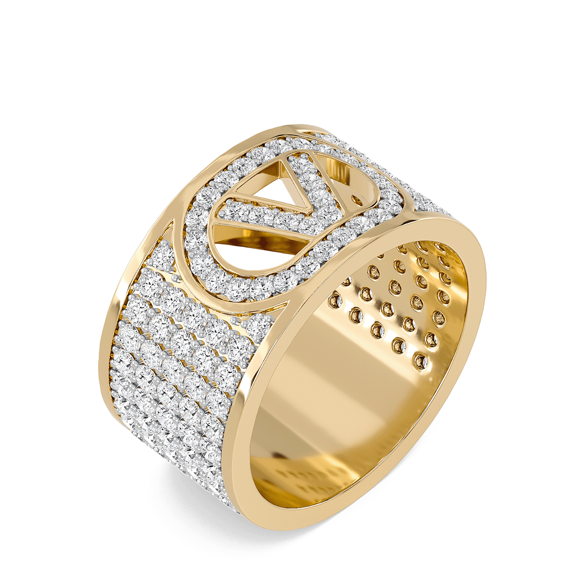 V Initial Diamond Band