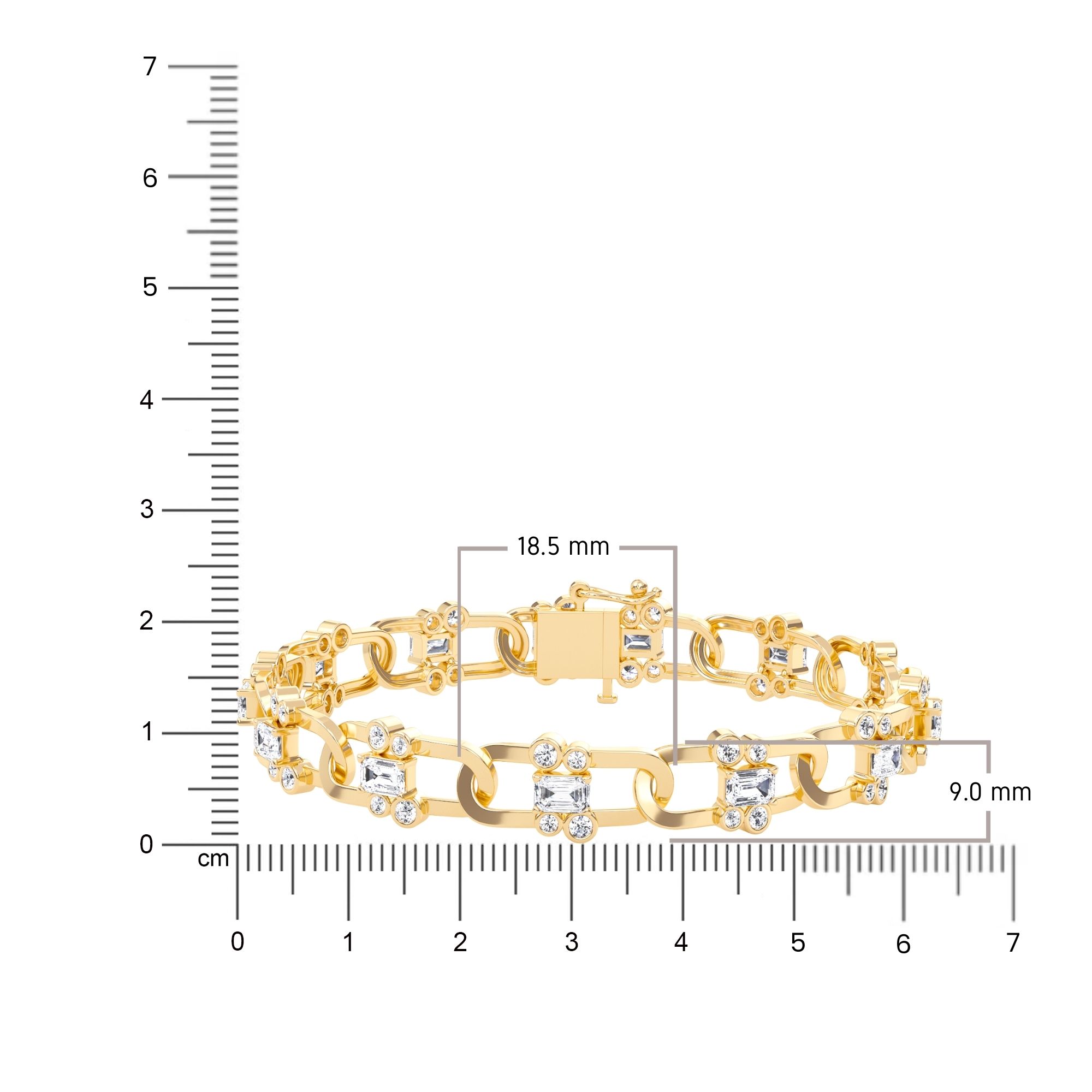 Emerald Radiance Link Bracelet