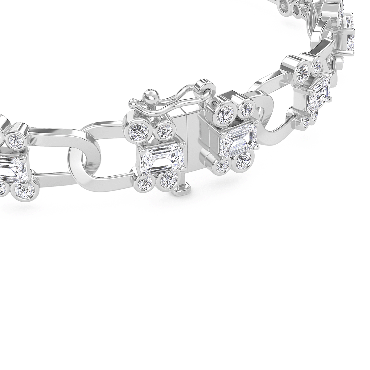 Emerald Radiance Link Bracelet