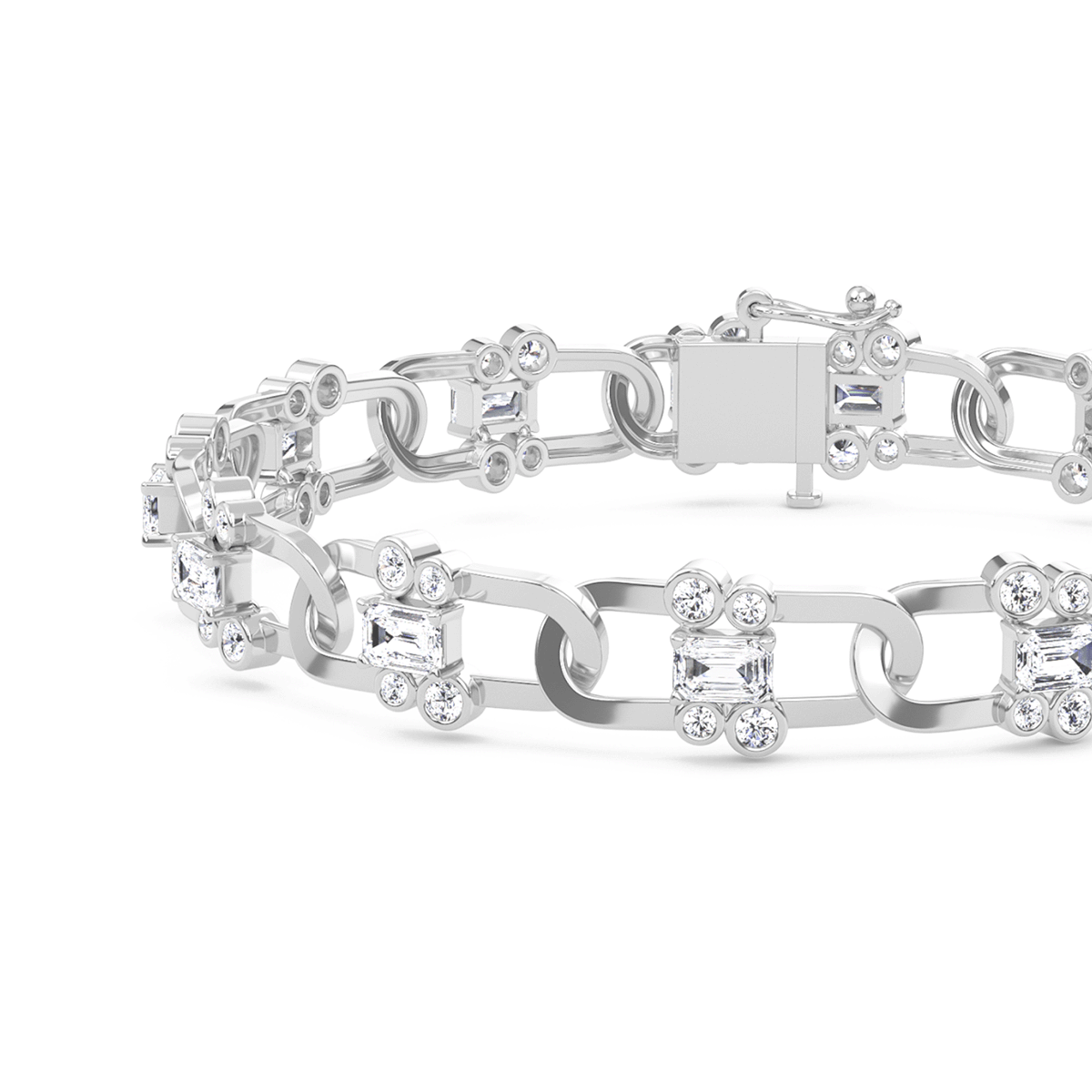 Emerald Radiance Link Bracelet