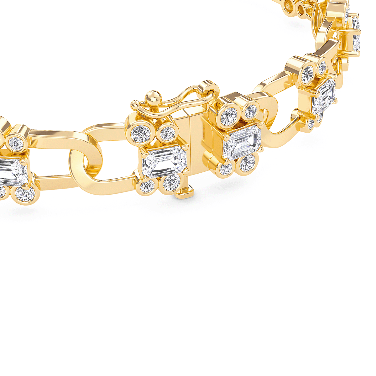 Emerald Radiance Link Bracelet