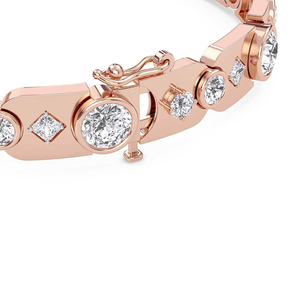 Golden Radiance Diamond Bracelet